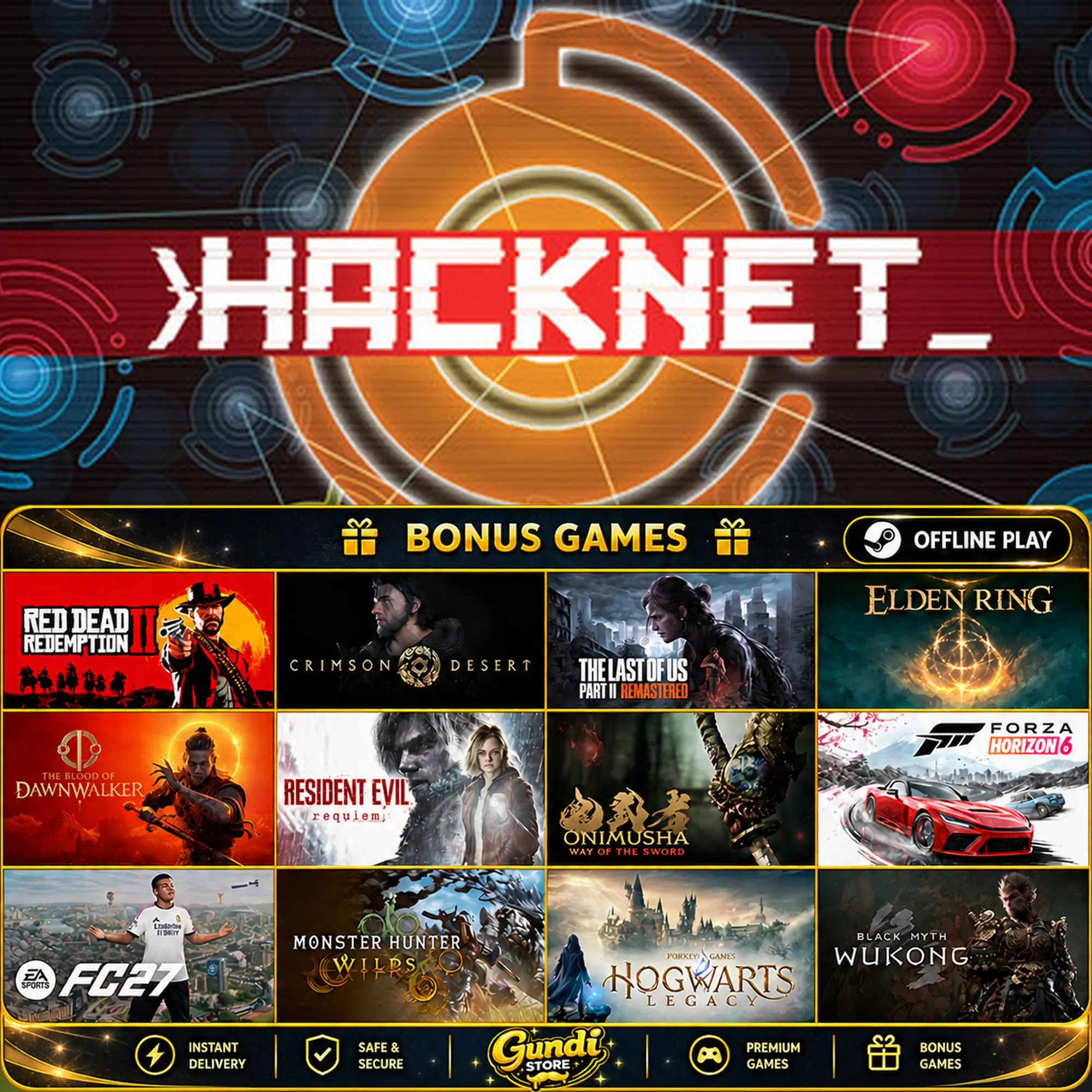 [AUTO CODE] - Hacknet + BONUS GAME