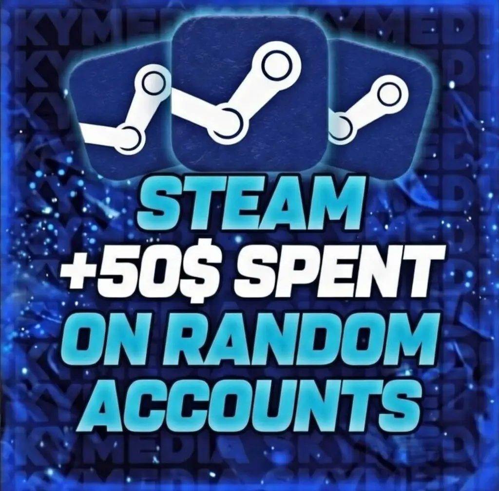 ⭐⭐STEAM +50$ SPENT ON RANDOM ACCOUNTS⭐⭐