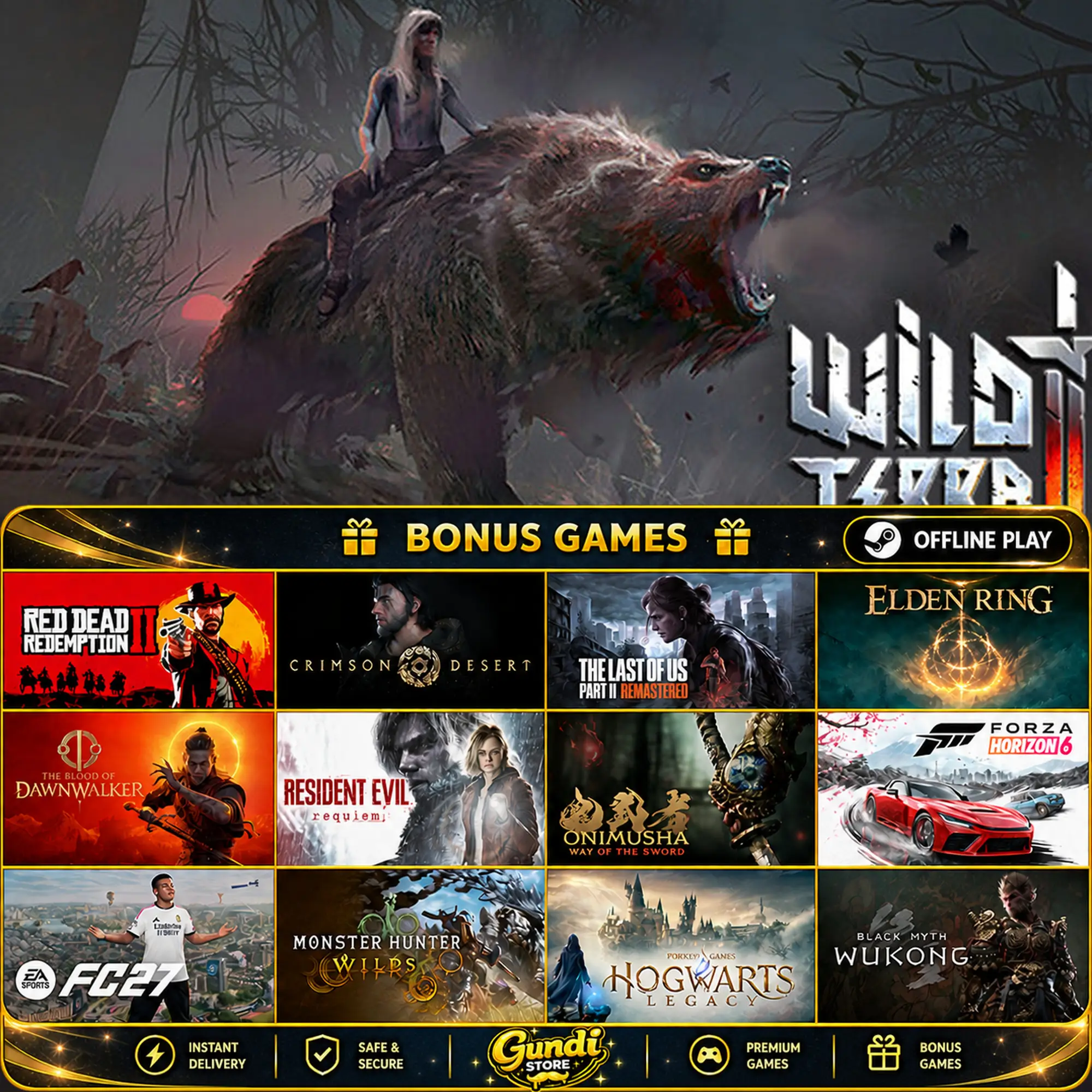 [AUTO CODE] - Wild Terra 2_ New Lands + BONUS GAME