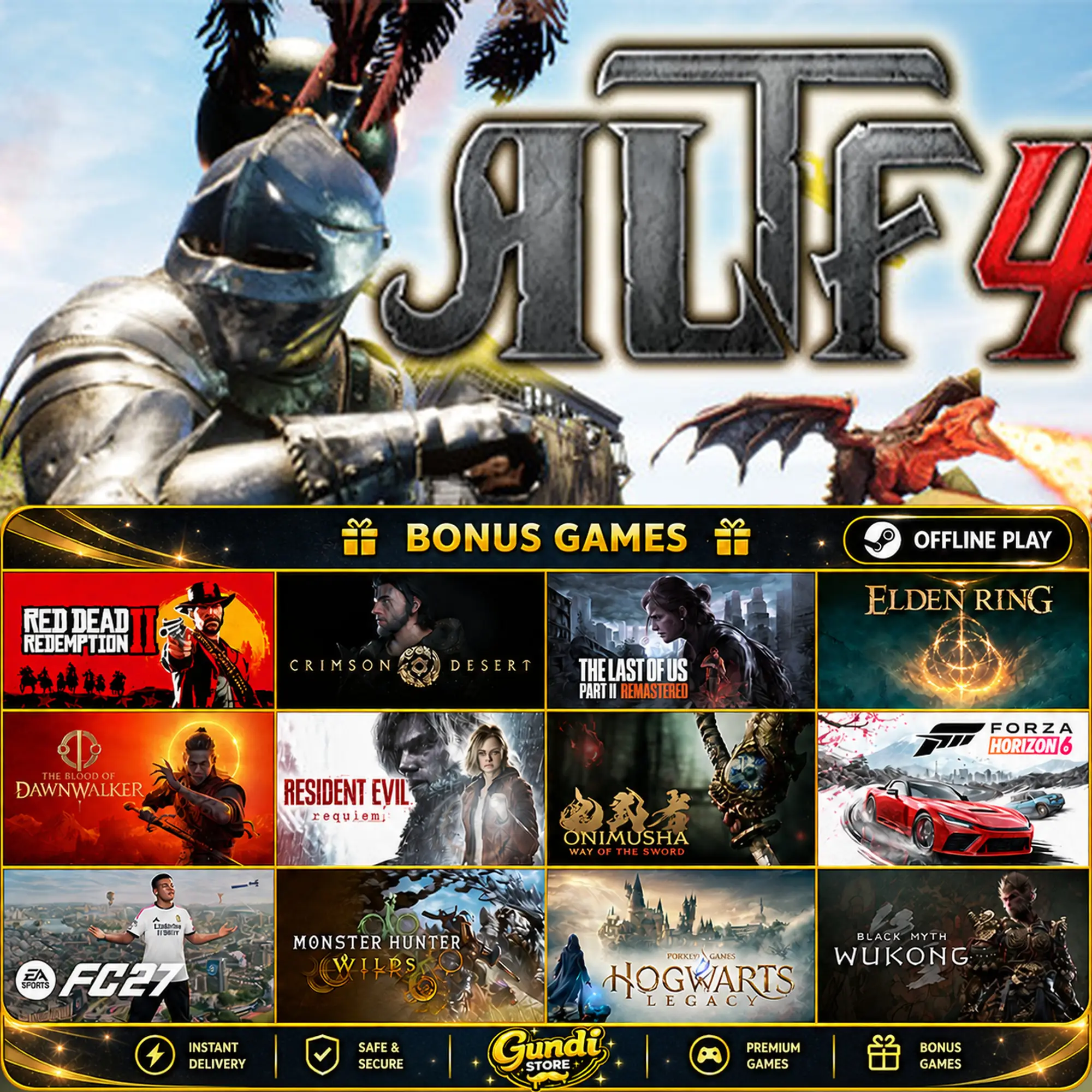 [AUTO CODE] - ALTF4 + BONUS GAME