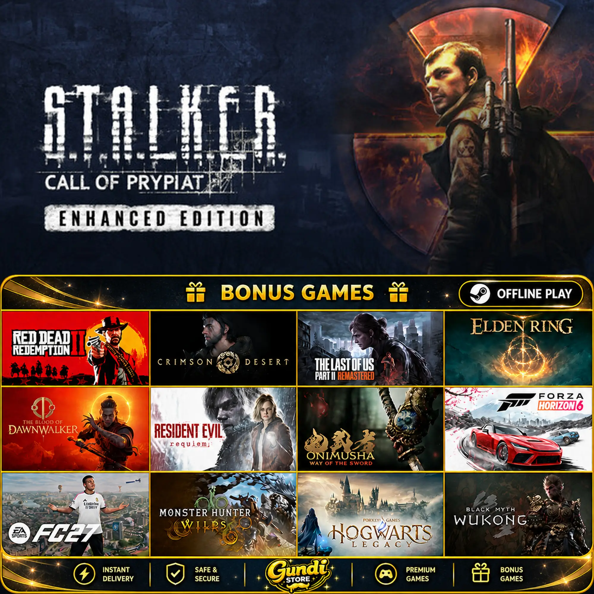 [AUTO CODE] - S.T.A.L.K.E.R._ Call of Prypiat + BONUS GAME