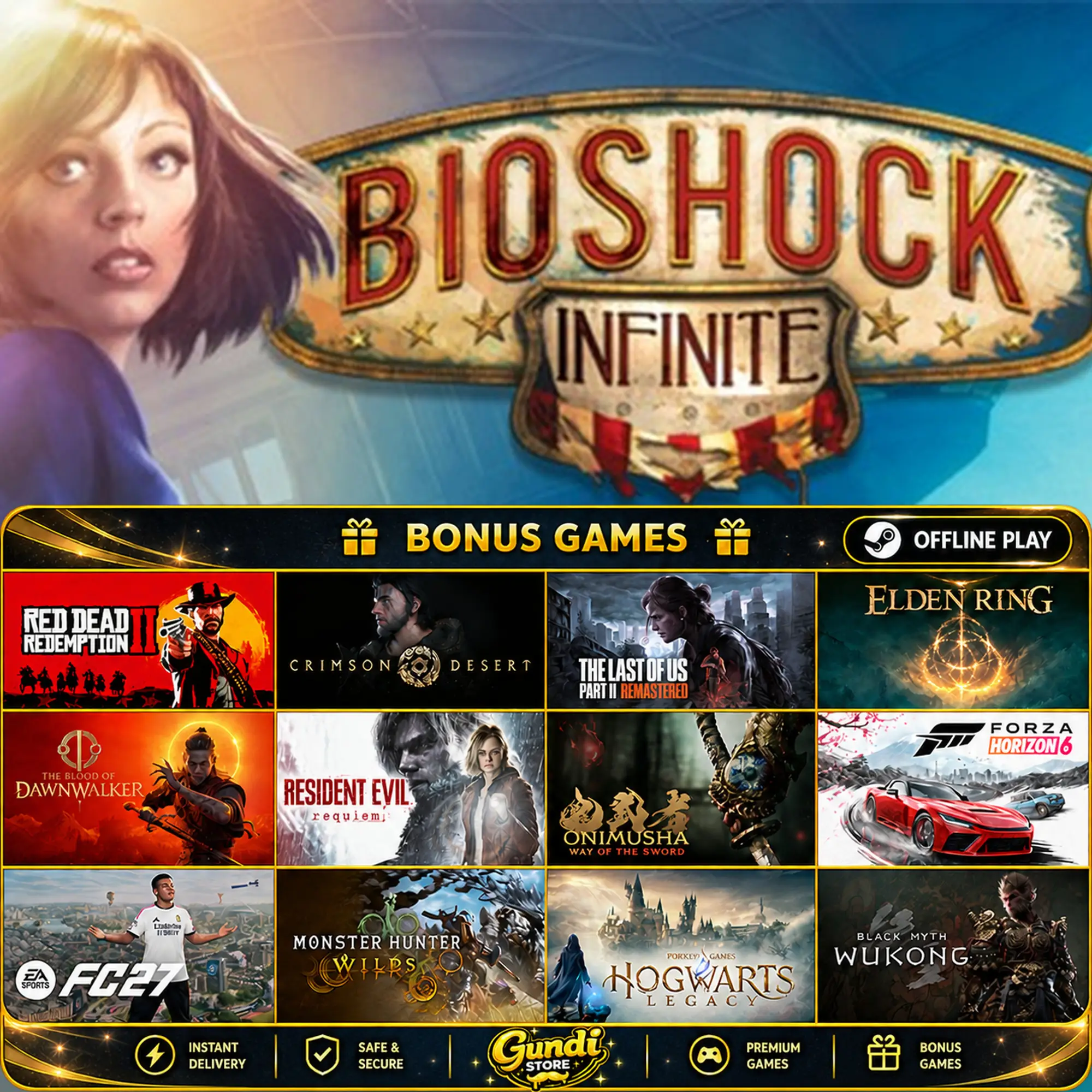 [AUTO CODE] - BioShock Infinite + BONUS GAME
