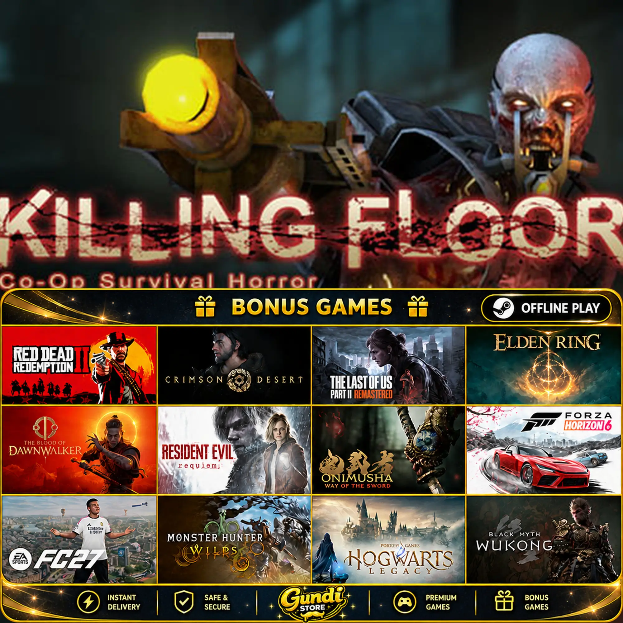[AUTO CODE] - Killing Floor + BONUS GAME