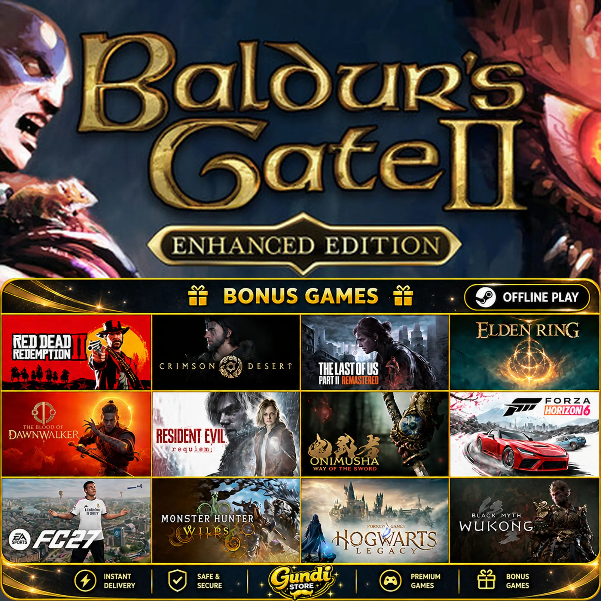 [AUTO CODE] - Baldur's Gate II_ Enhanced Edition + BONUS GAME