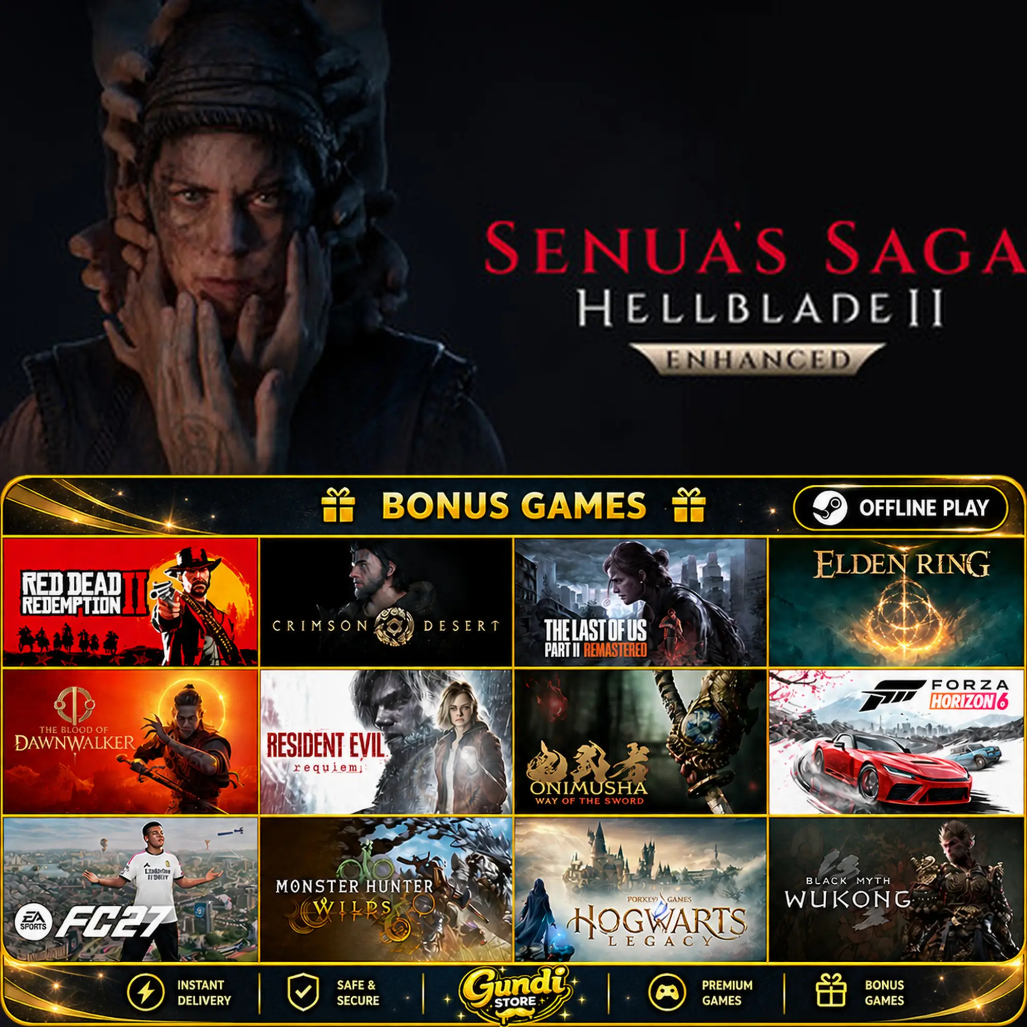 [AUTO CODE] - Senua’s Saga_ Hellblade II + BONUS GAME