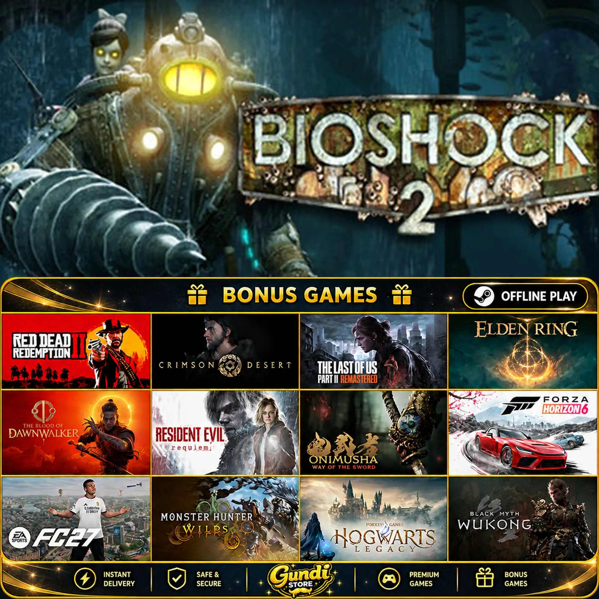 [AUTO CODE] - BioShock 2 + BONUS GAME