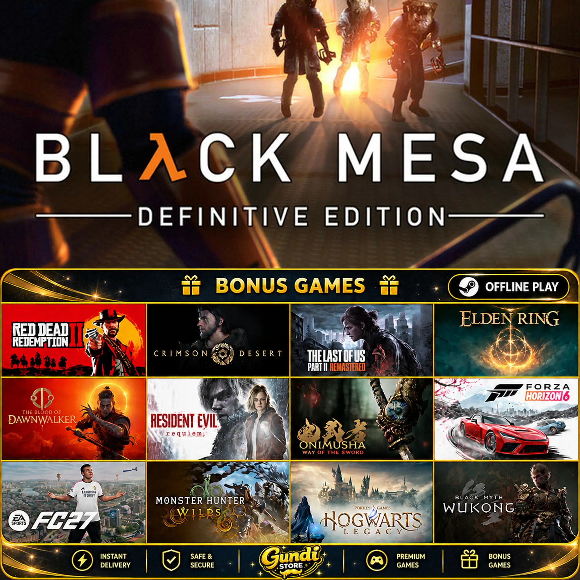 [AUTO CODE] - Black Mesa + BONUS GAME