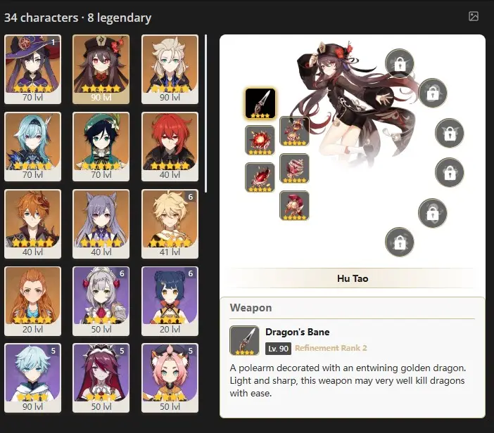 EU - AR:55- 34 CHARACTERS [ 9- 5 STARS CHARACTERS ]