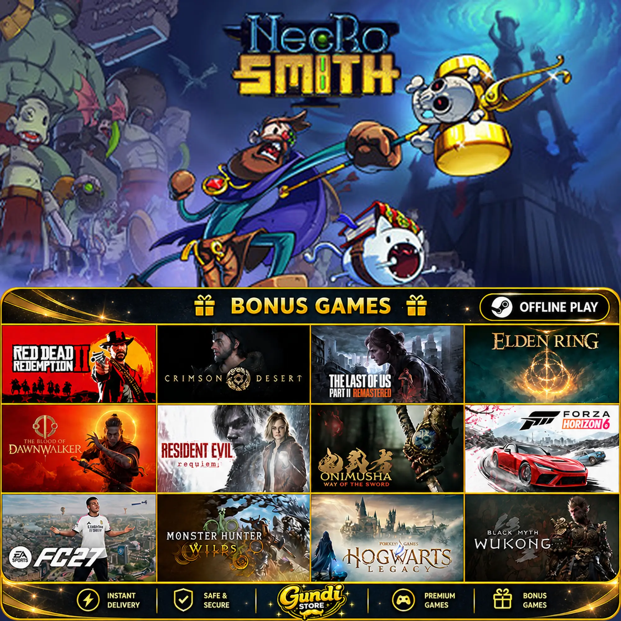 [AUTO CODE] - Necrosmith + BONUS GAME
