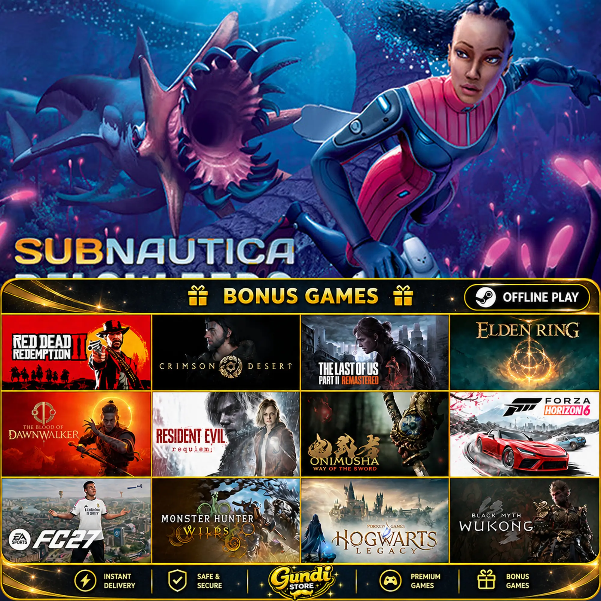 [AUTO CODE] - Subnautica_ Below Zero + BONUS GAME