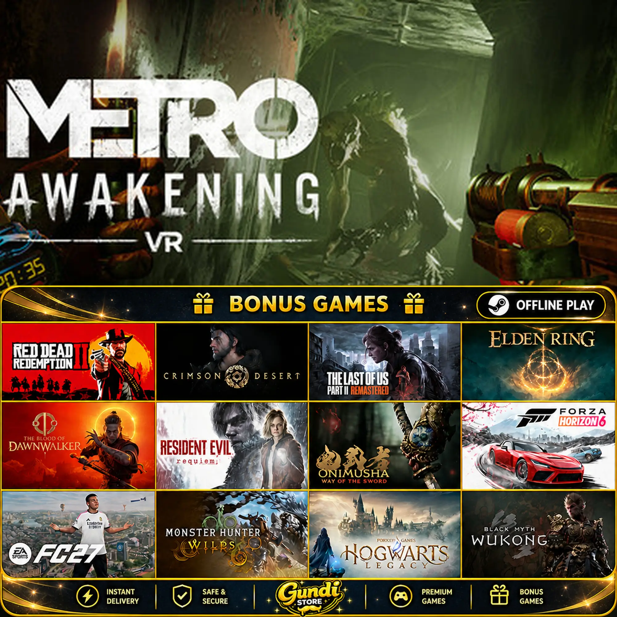 [AUTO CODE] - Metro Awakening + BONUS GAME