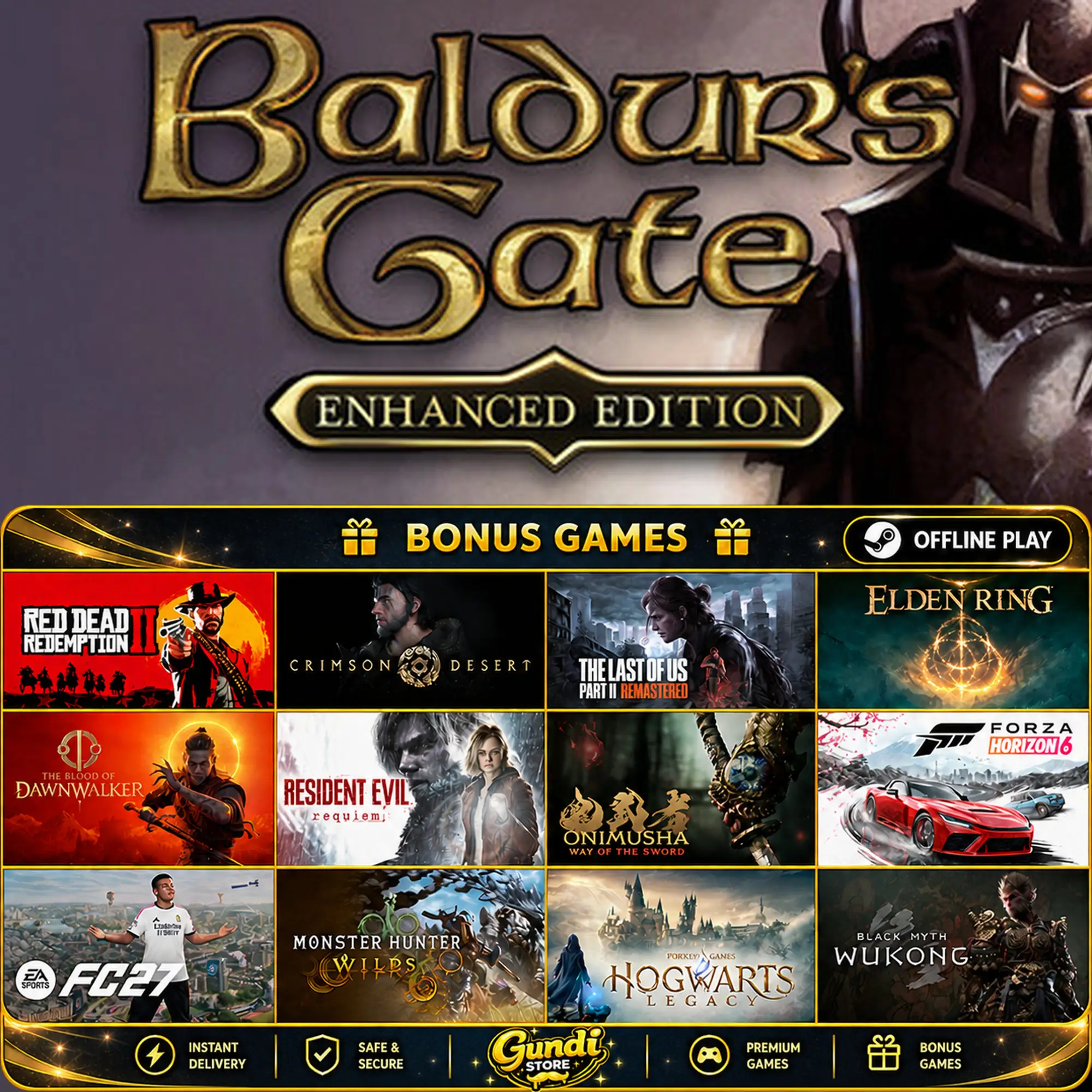[AUTO CODE] - Baldur's Gate_ Enhanced Edition + BONUS GAME