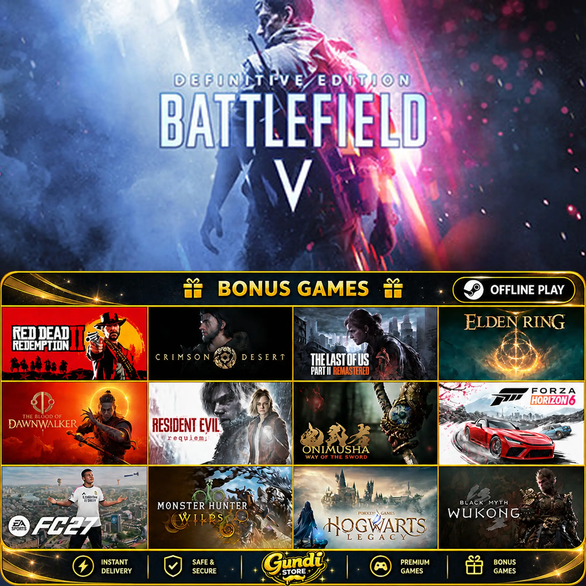 [AUTO CODE] - Battlefield V + BONUS GAME