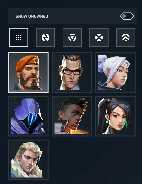 Valorant 7 Agents - Not Ranked Ready - 14 LVL - Full Acces
