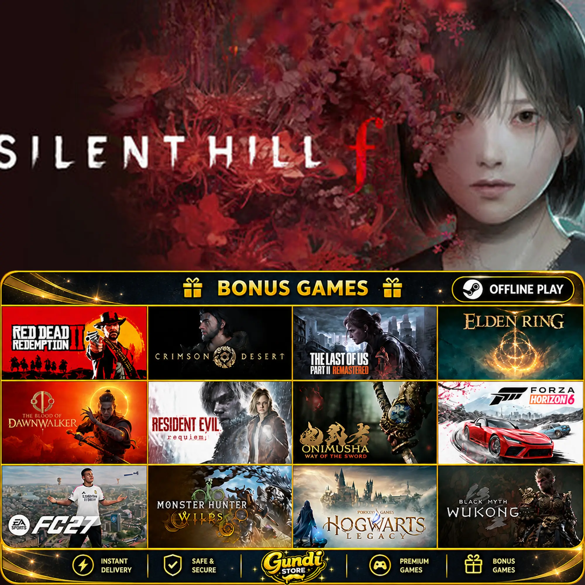 [AUTO CODE] - SILENT HILL f + BONUS GAME
