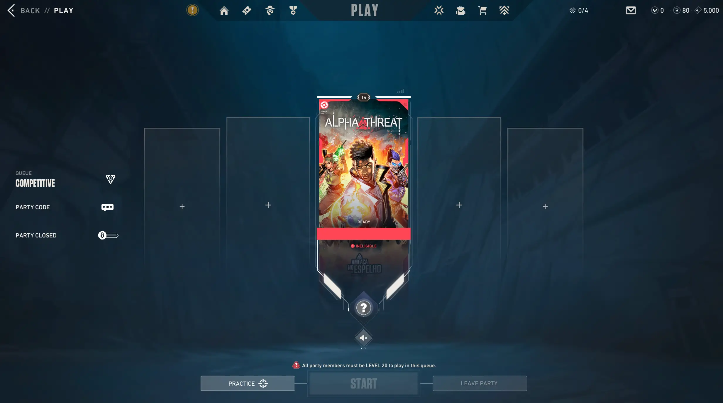 8 Agents - Unranked - Not Ranked Ready - 14 LVL - Full Acces
