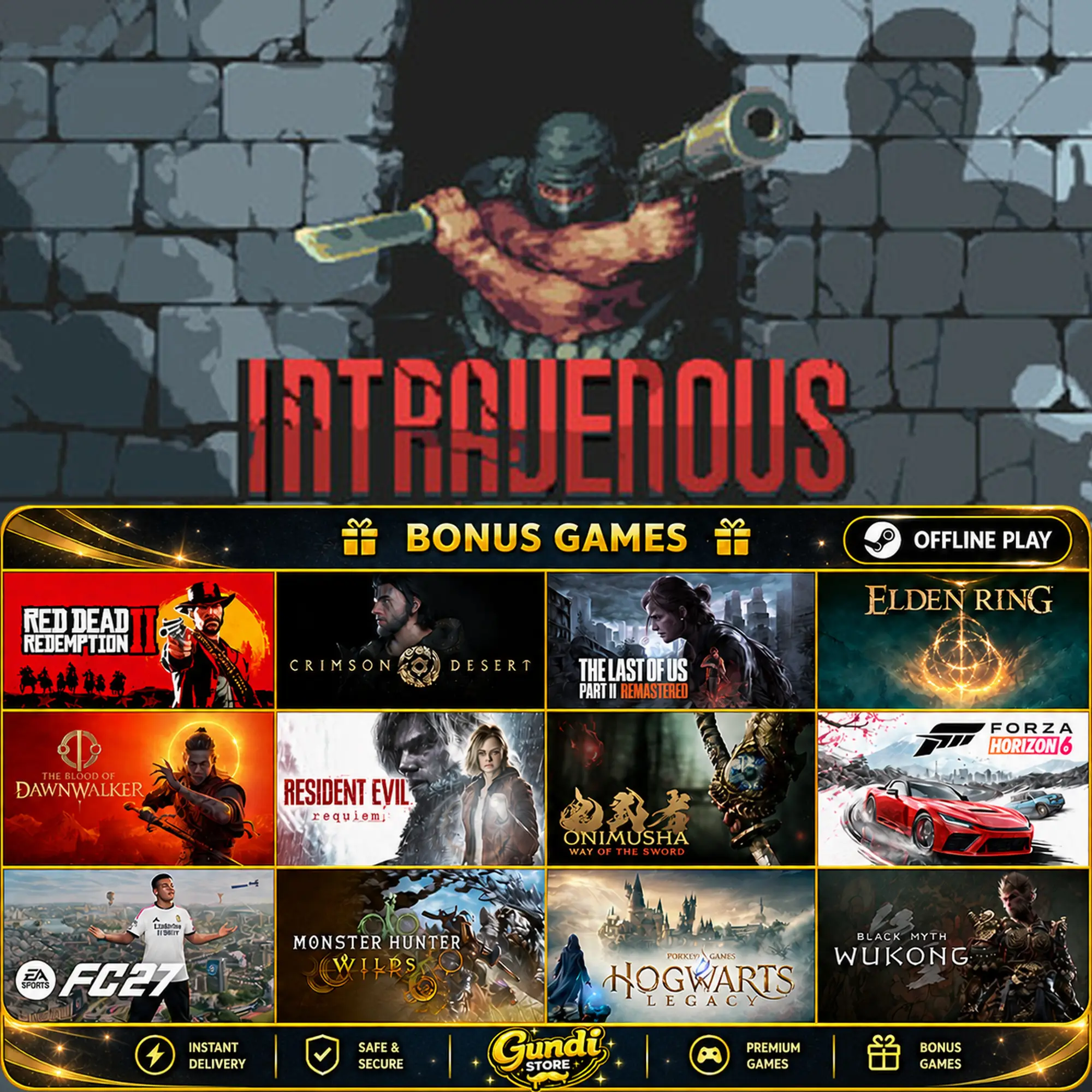 [AUTO CODE] - Intravenous + BONUS GAME