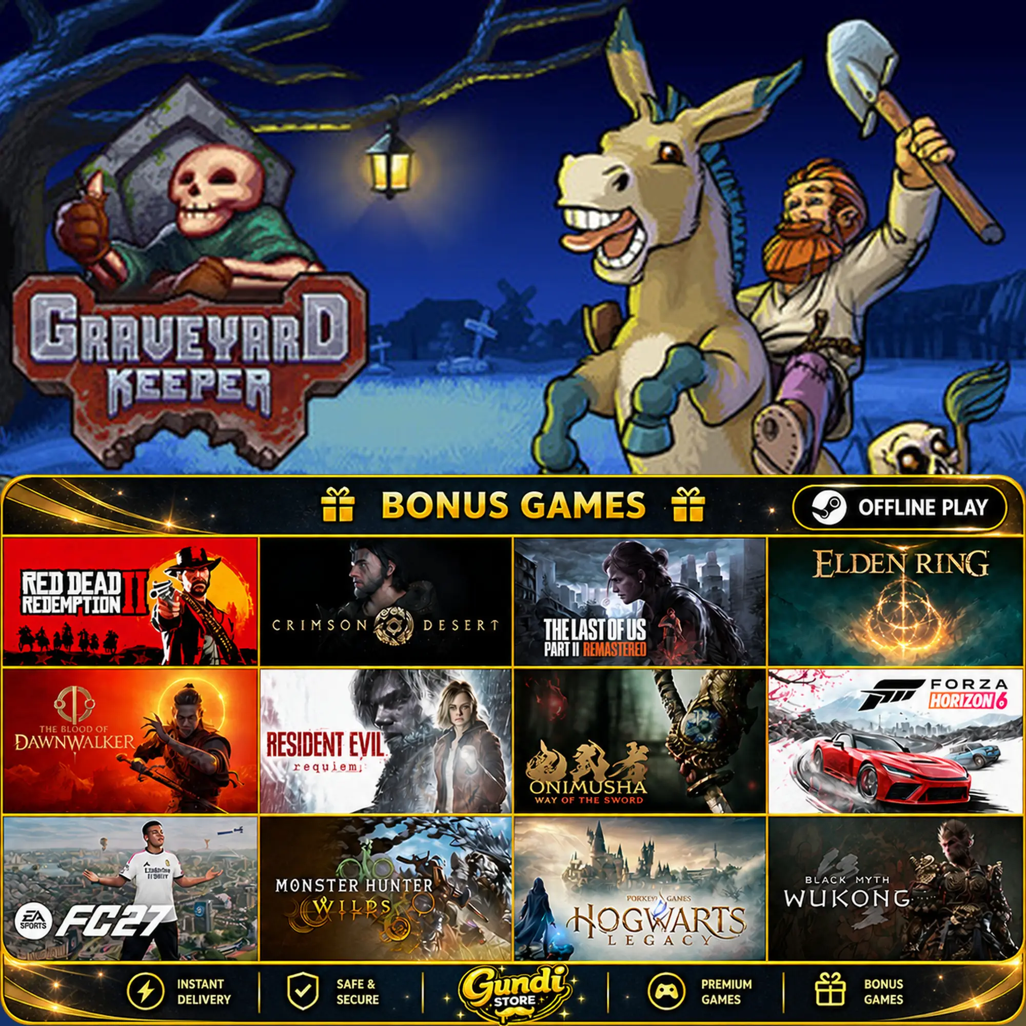 [AUTO CODE] - Graveyard Keeper + BONUS GAME