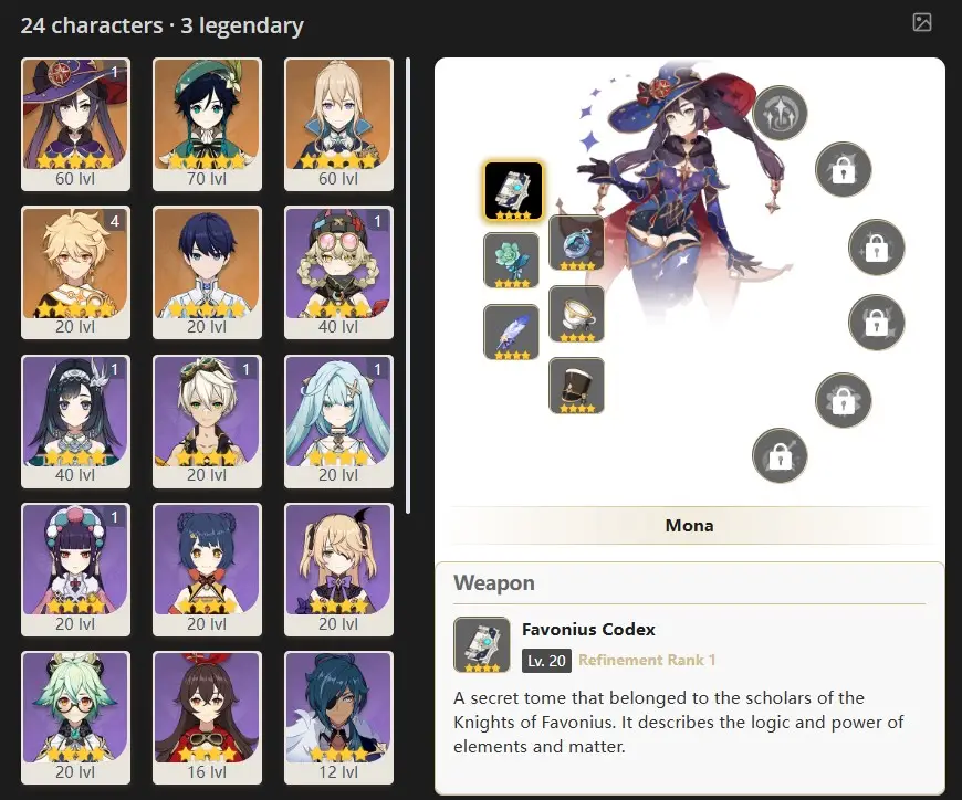 EU- AR:43- C1 MONA - VENTI - JEAN -  MANEKIN -24 characters