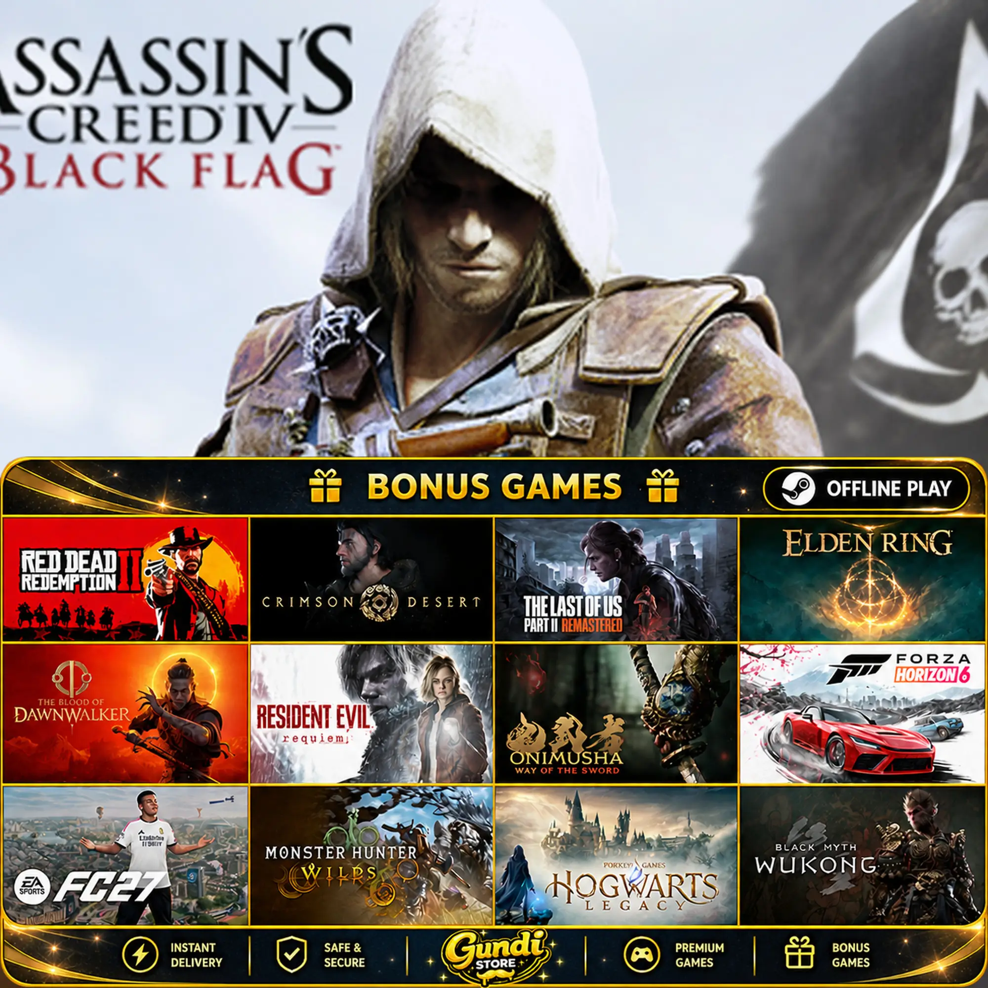 [AUTO CODE] - Assassin’s Creed® IV Black Flag™ + BONUS GAME