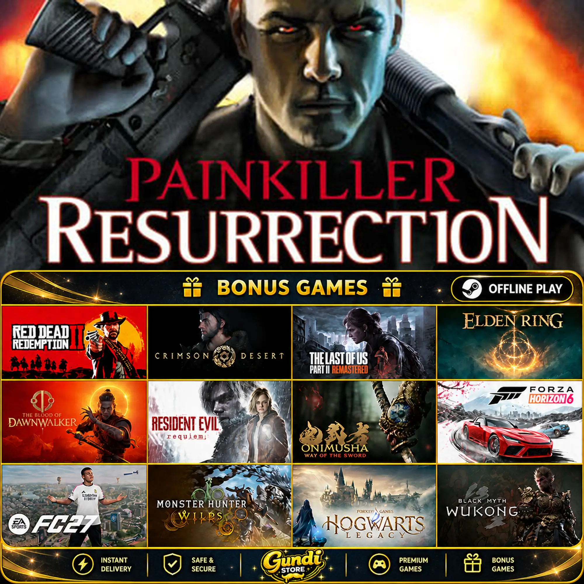 [AUTO CODE] - Painkiller_ Resurrection + BONUS GAME