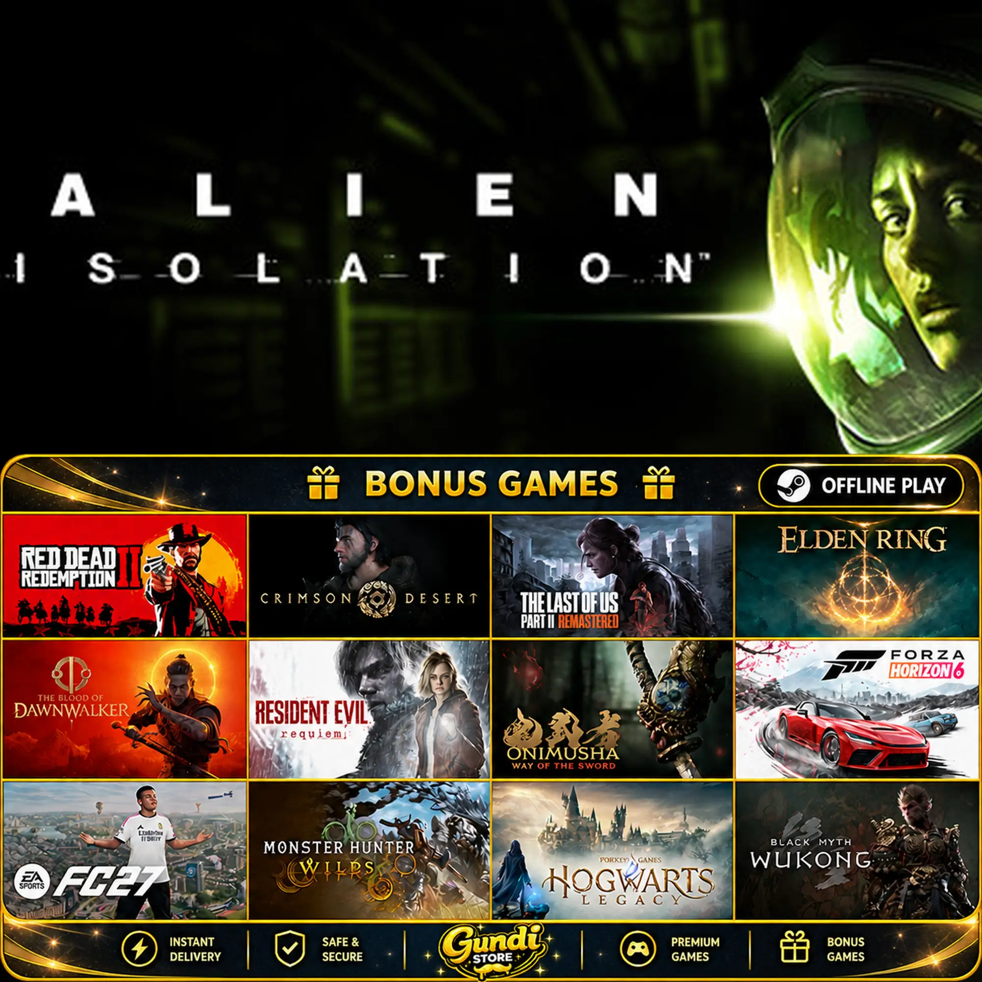 [AUTO CODE] - Alien_ Isolation + BONUS GAME