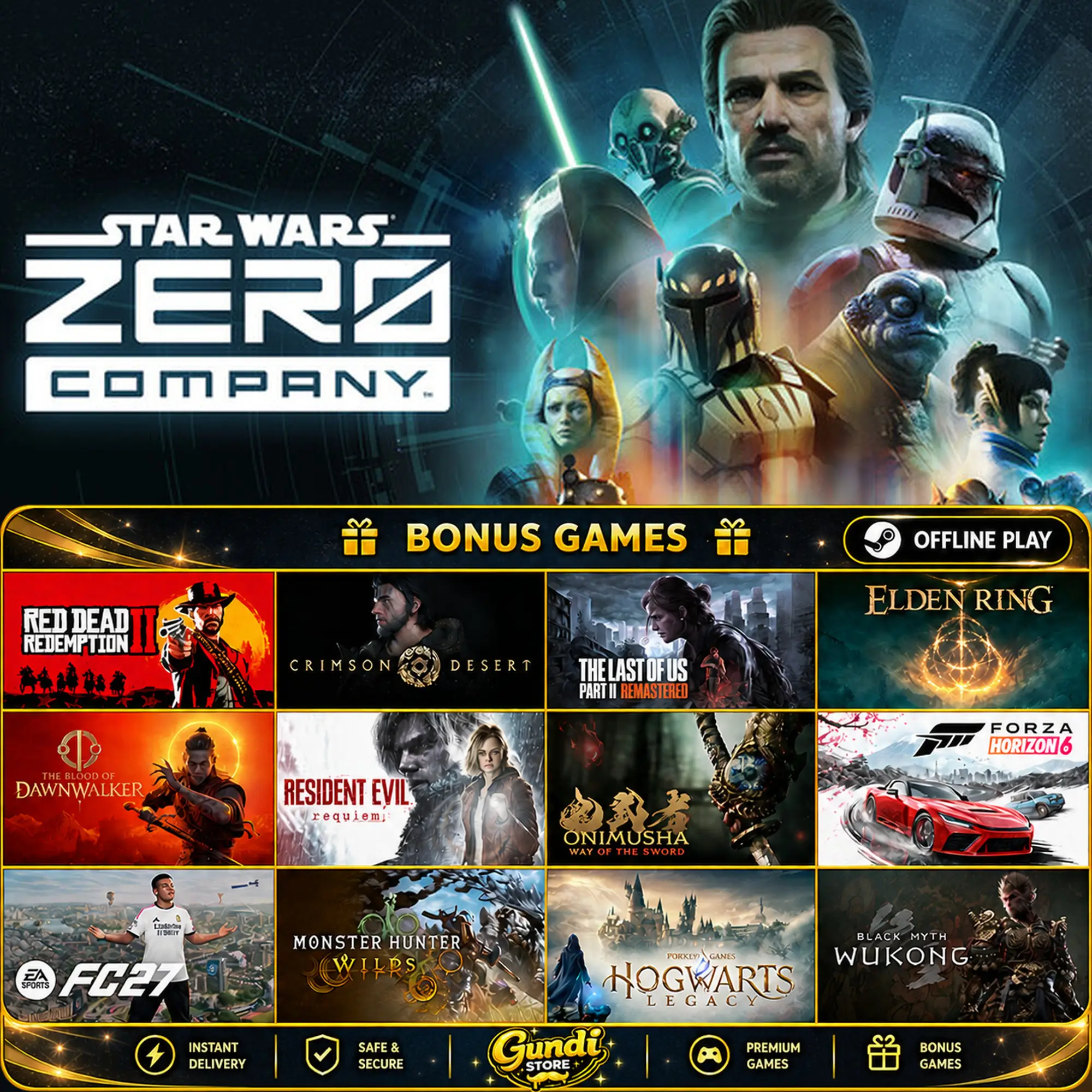 [AUTO CODE] - STAR WARS Zero Company™ + BONUS GAME