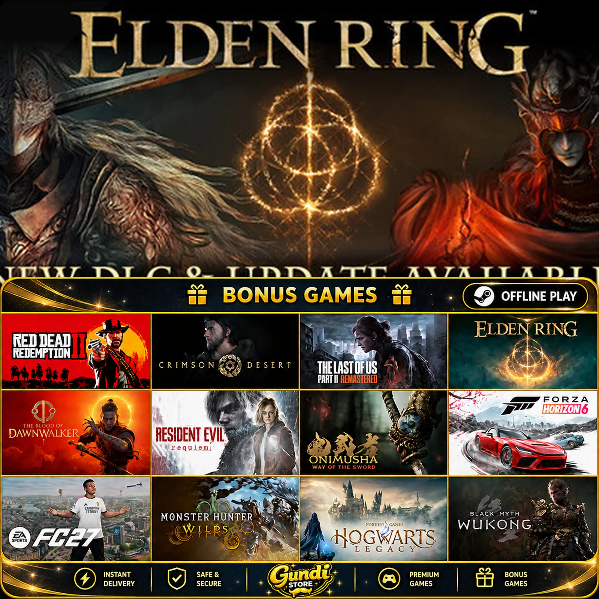 [AUTO CODE] - ELDEN RING + BONUS GAME