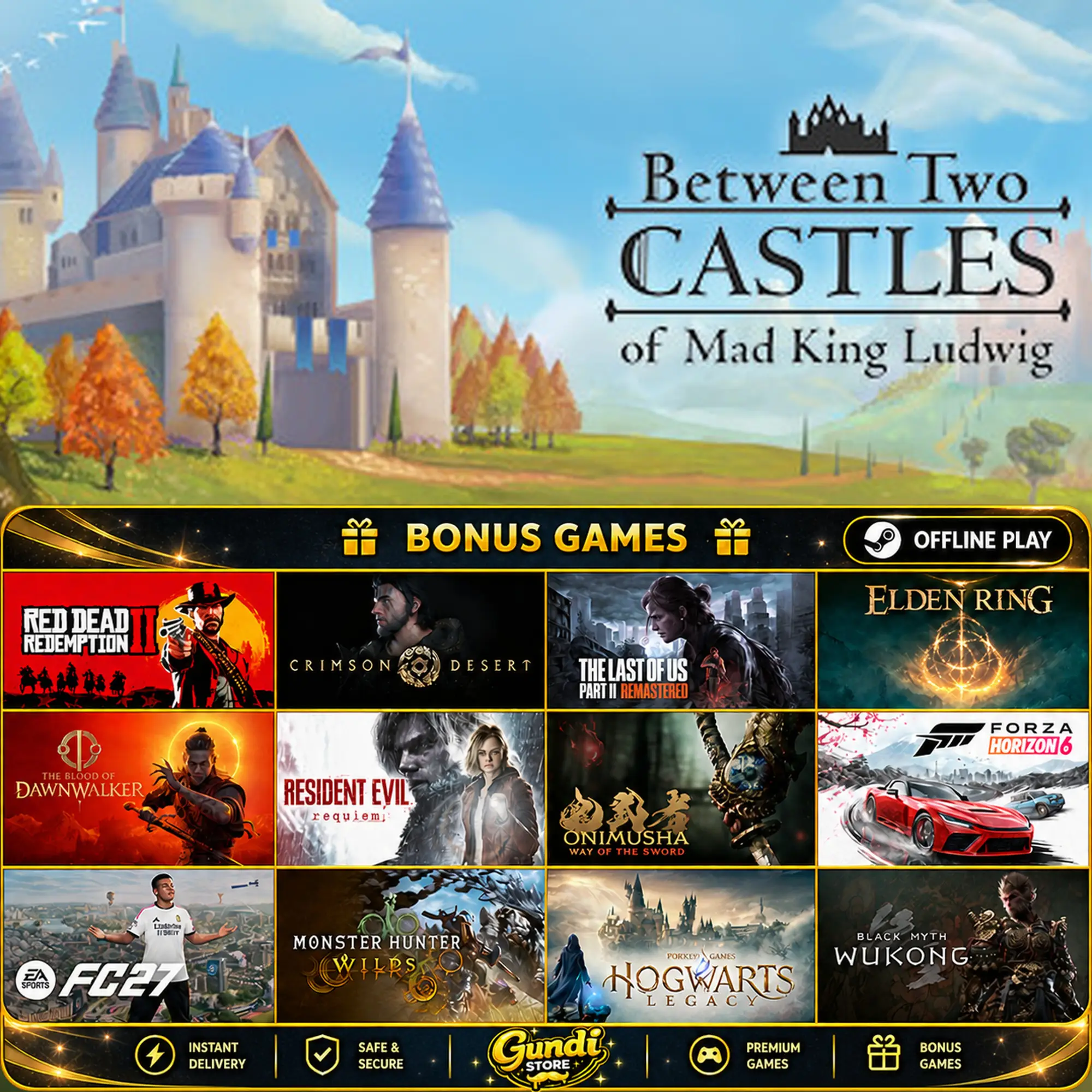 [AUTO CODE] - Between Two Castles - Digital Edition + BONUS GAME