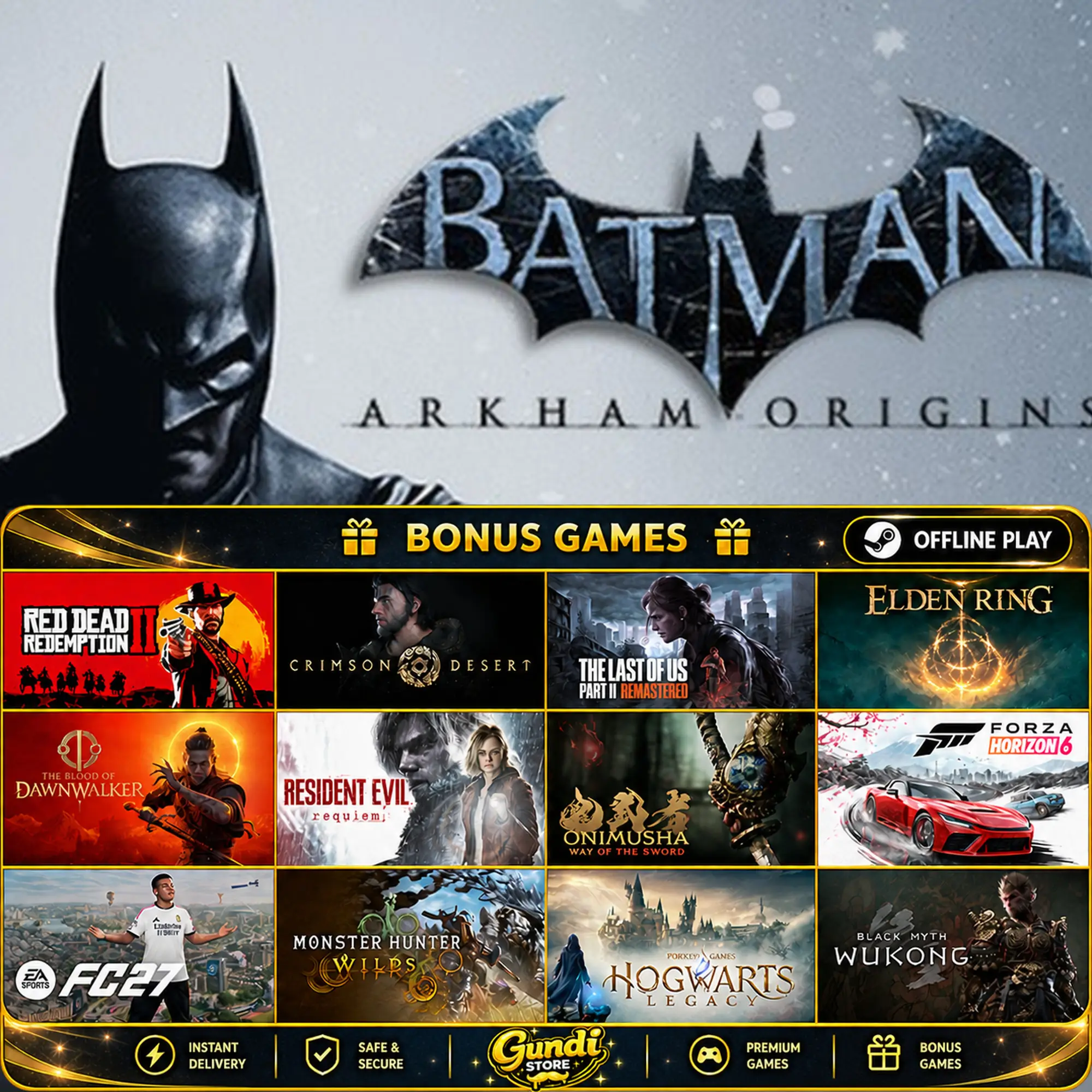 [AUTO CODE] - Batman™_ Arkham Origins + BONUS GAME