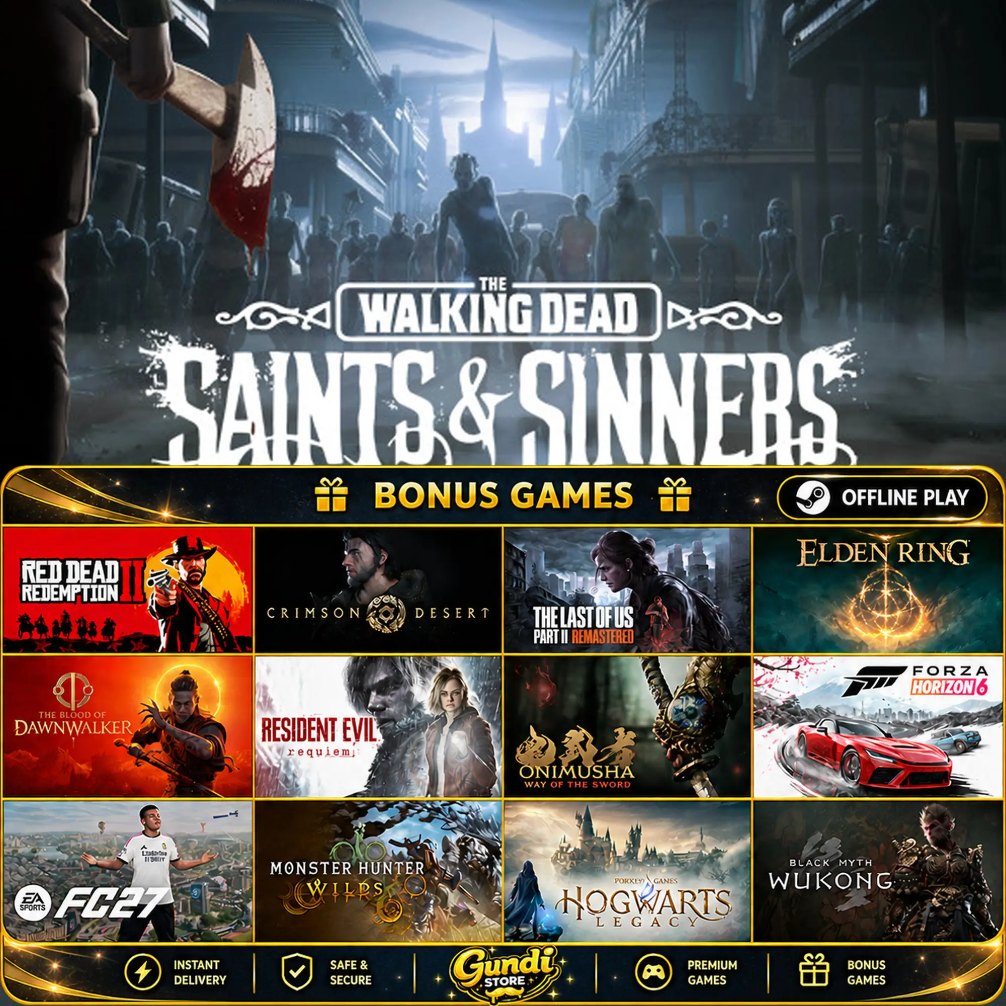[AUTO CODE] - The Walking Dead_ Saints & Sinners + BONUS GAME
