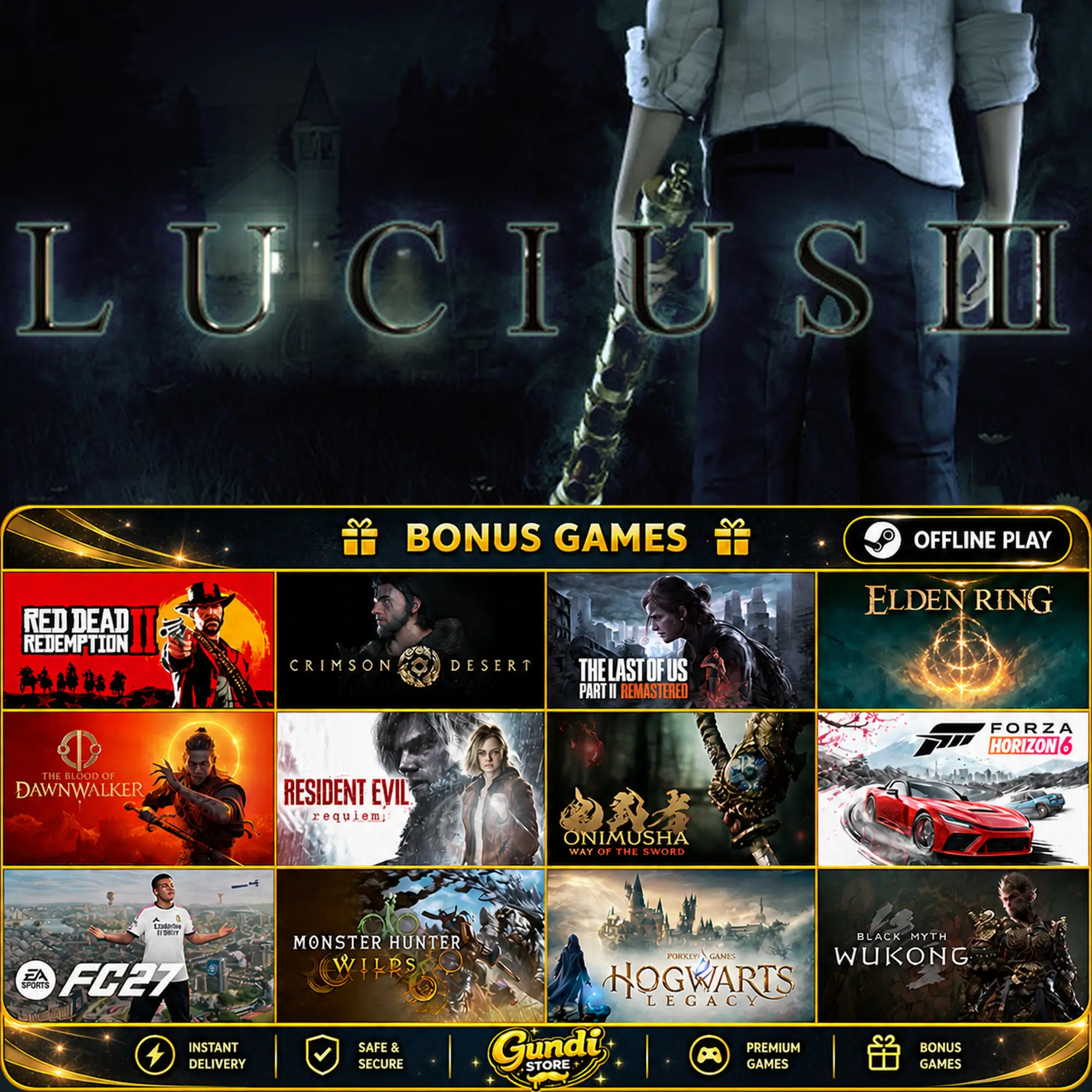 [AUTO CODE] - Lucius III + BONUS GAME