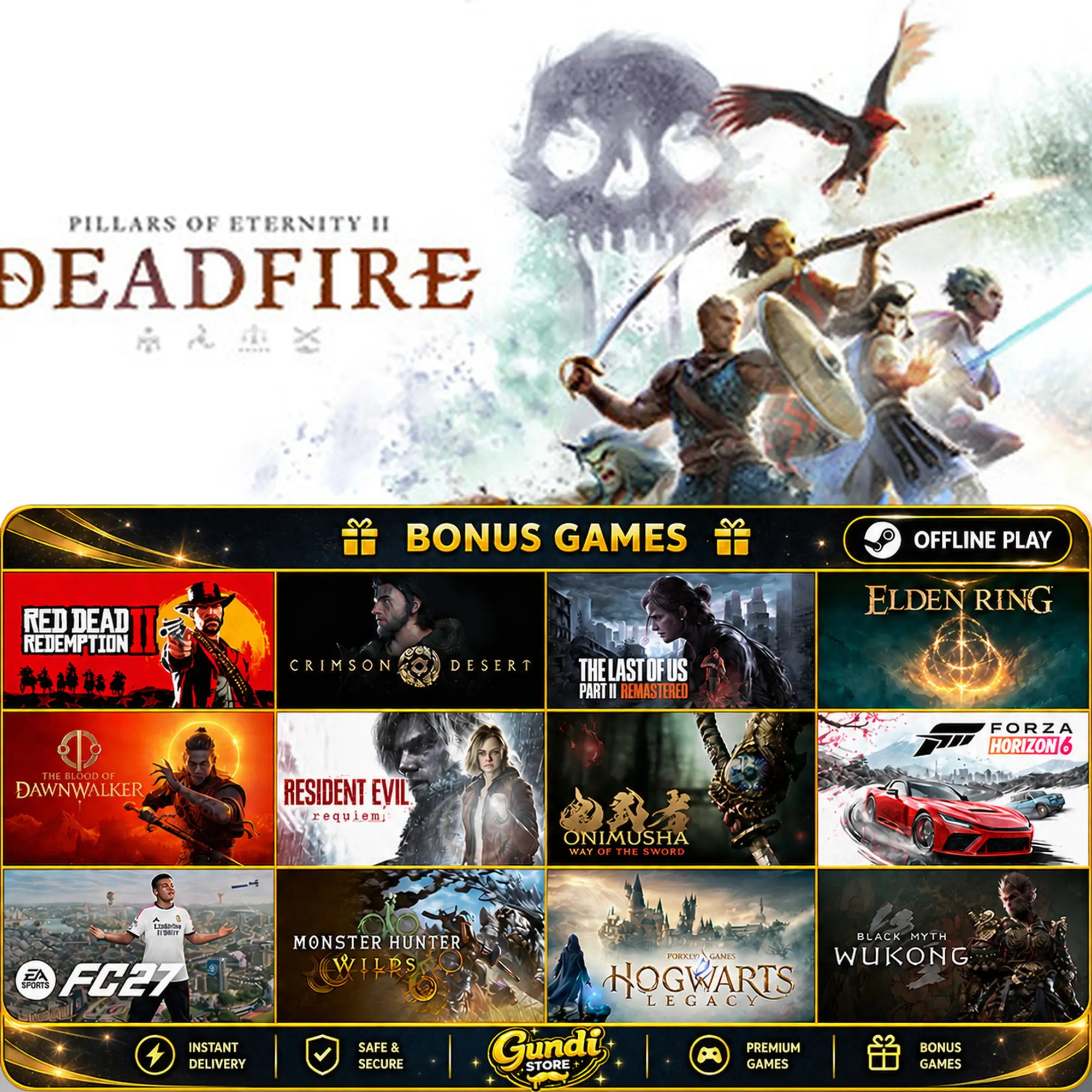 [AUTO CODE] - Pillars of Eternity II_ Deadfire + BONUS GAME