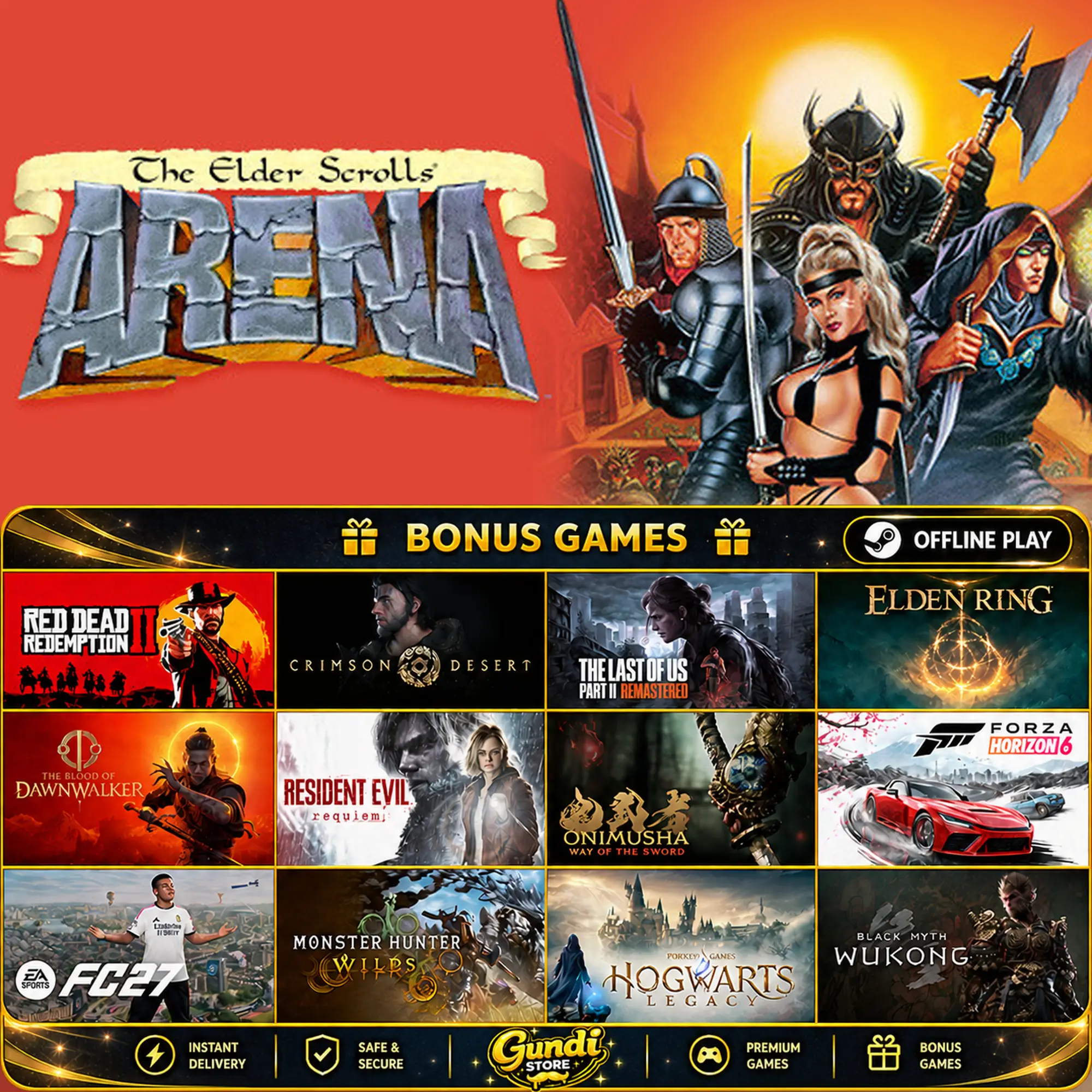 [AUTO CODE] - The Elder Scrolls_ Arena + BONUS GAME