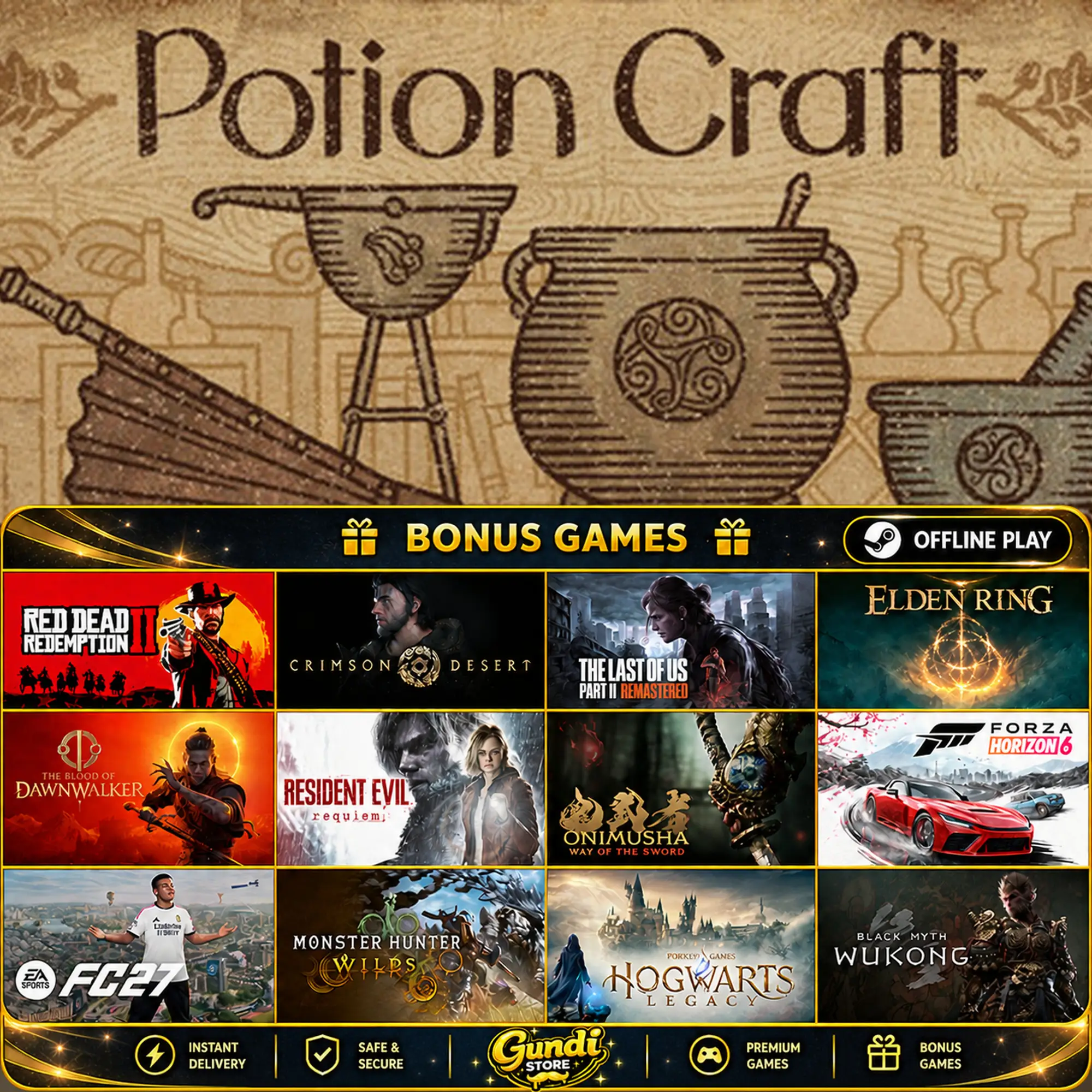 [AUTO CODE] - Potion Craft_ Alchemist Simulator + BONUS GAME