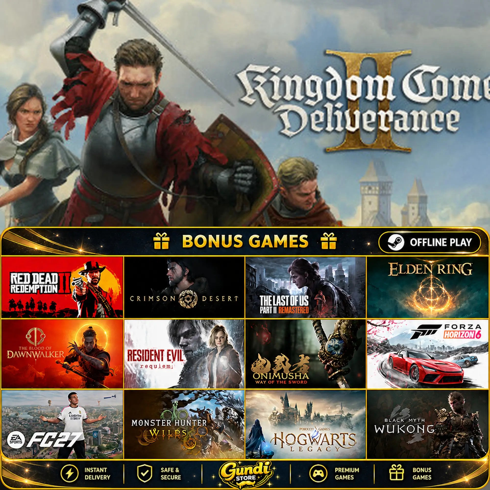 [AUTO CODE] - Kingdom Come_ Deliverance II + BONUS GAME