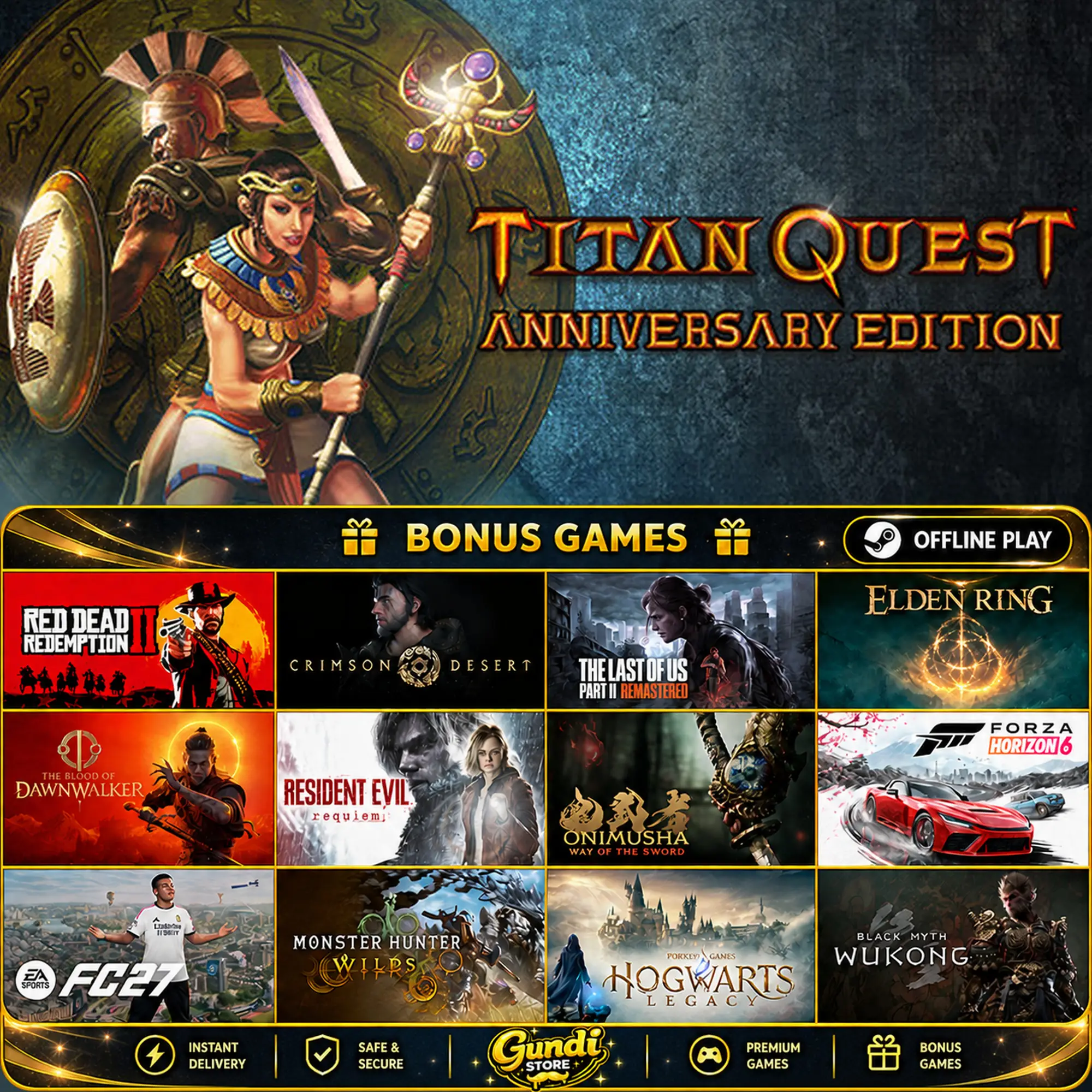 [AUTO CODE] - Titan Quest Anniversary Edition + BONUS GAME