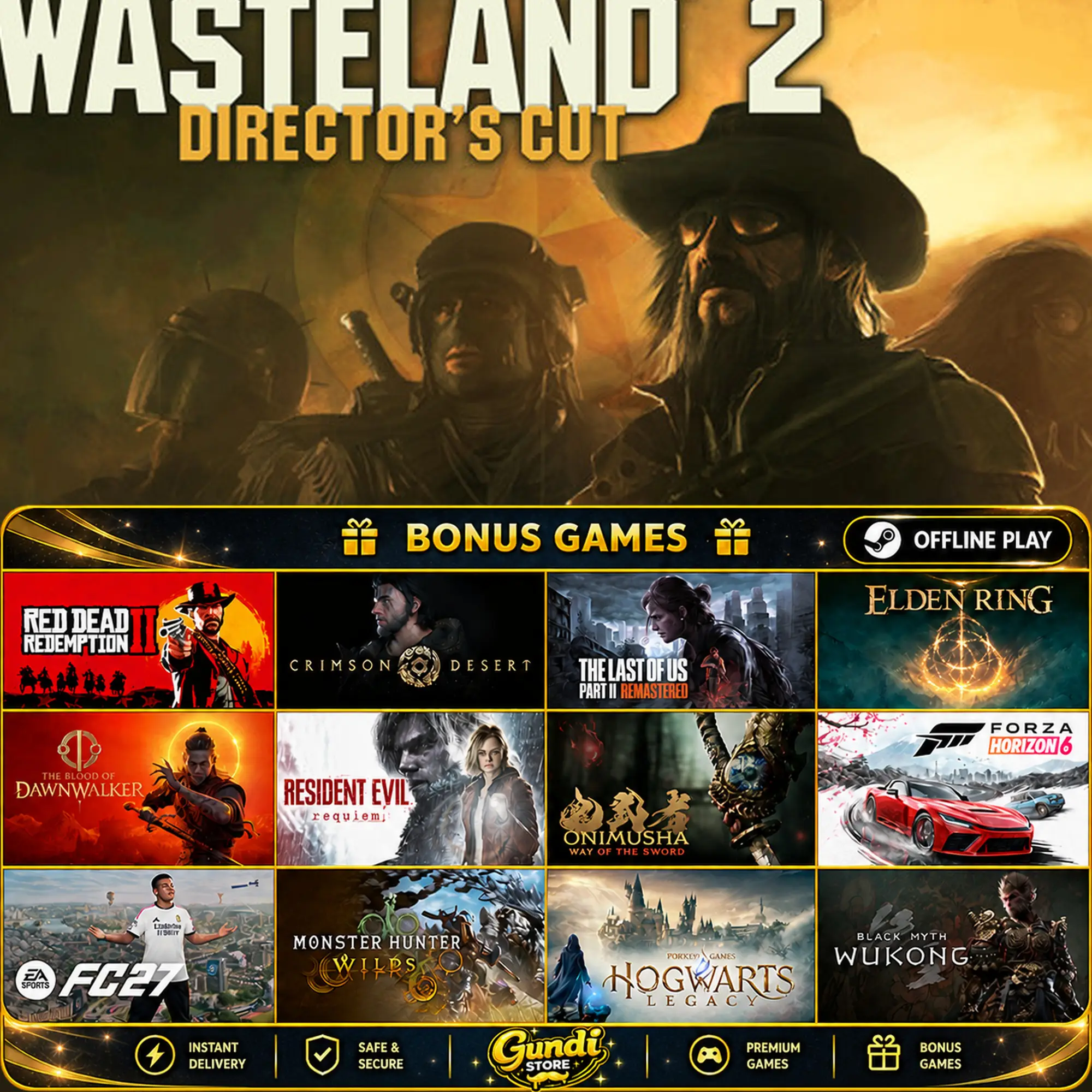 [AUTO CODE] - Wasteland 2_ Director's Cut + BONUS GAME
