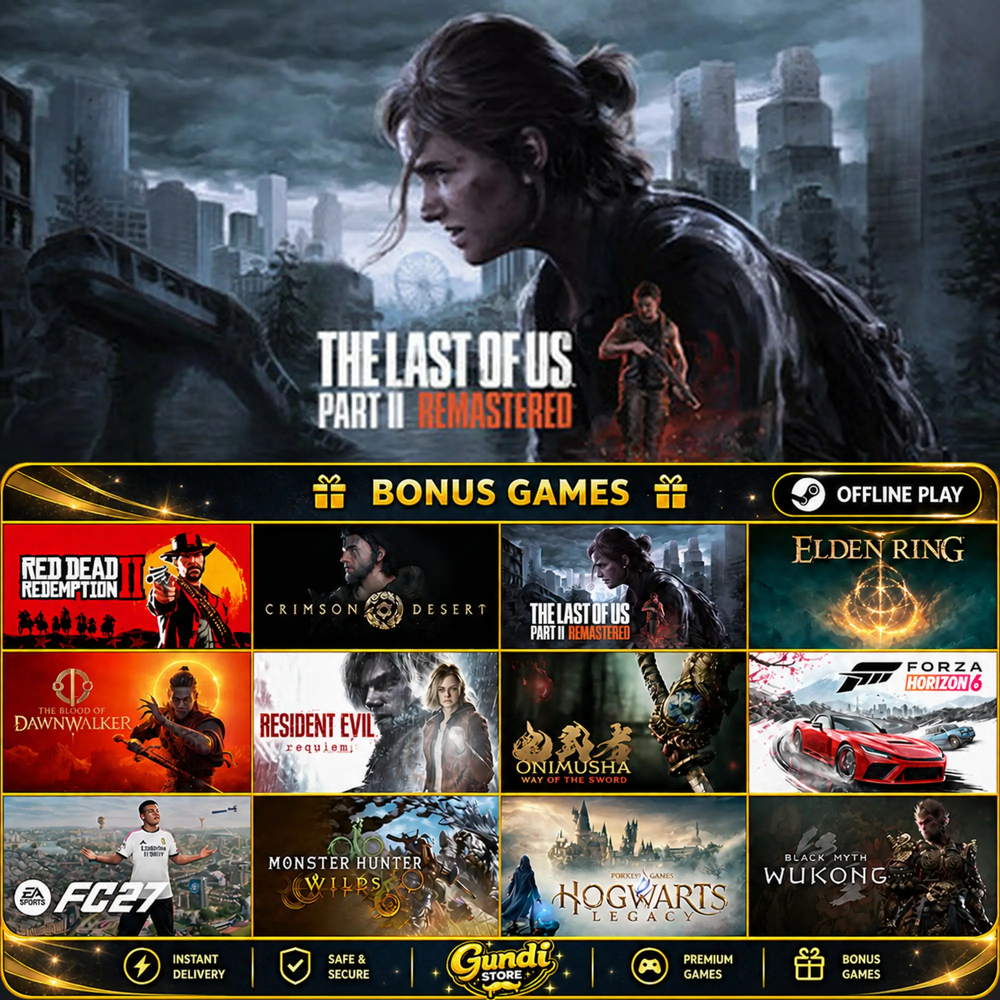 [AUTO CODE] - The Last of Us™ Part II Remastered + BONUS GAME