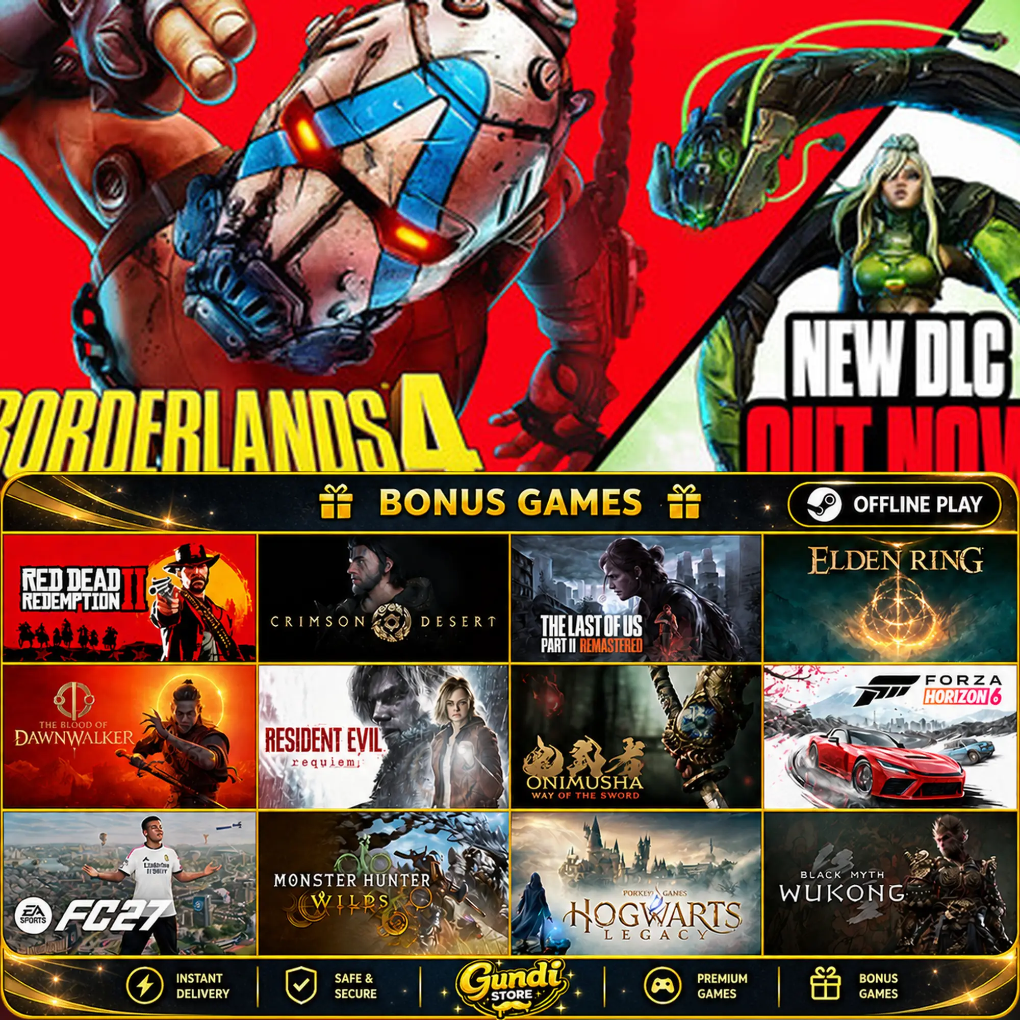 [AUTO CODE] - Borderlands 4 + BONUS GAME