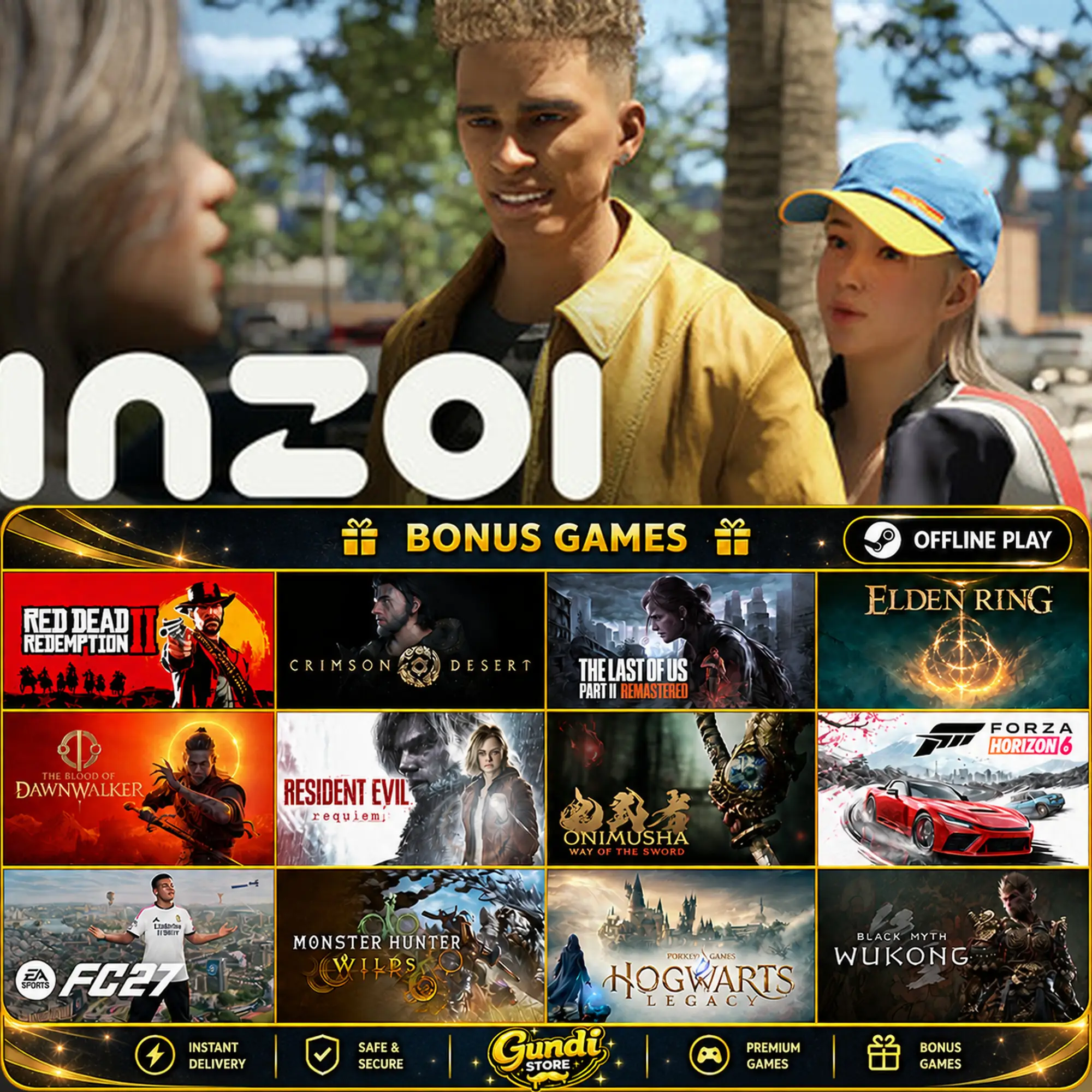 [AUTO CODE] - inZOI + BONUS GAME