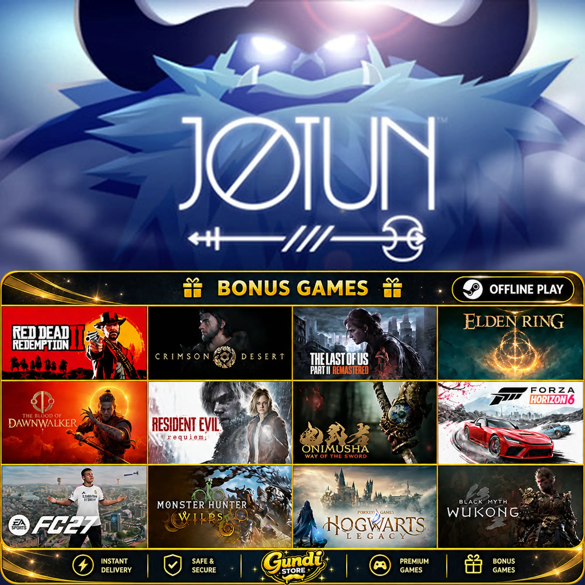 [AUTO CODE] - Jotun_ Valhalla Edition + BONUS GAME