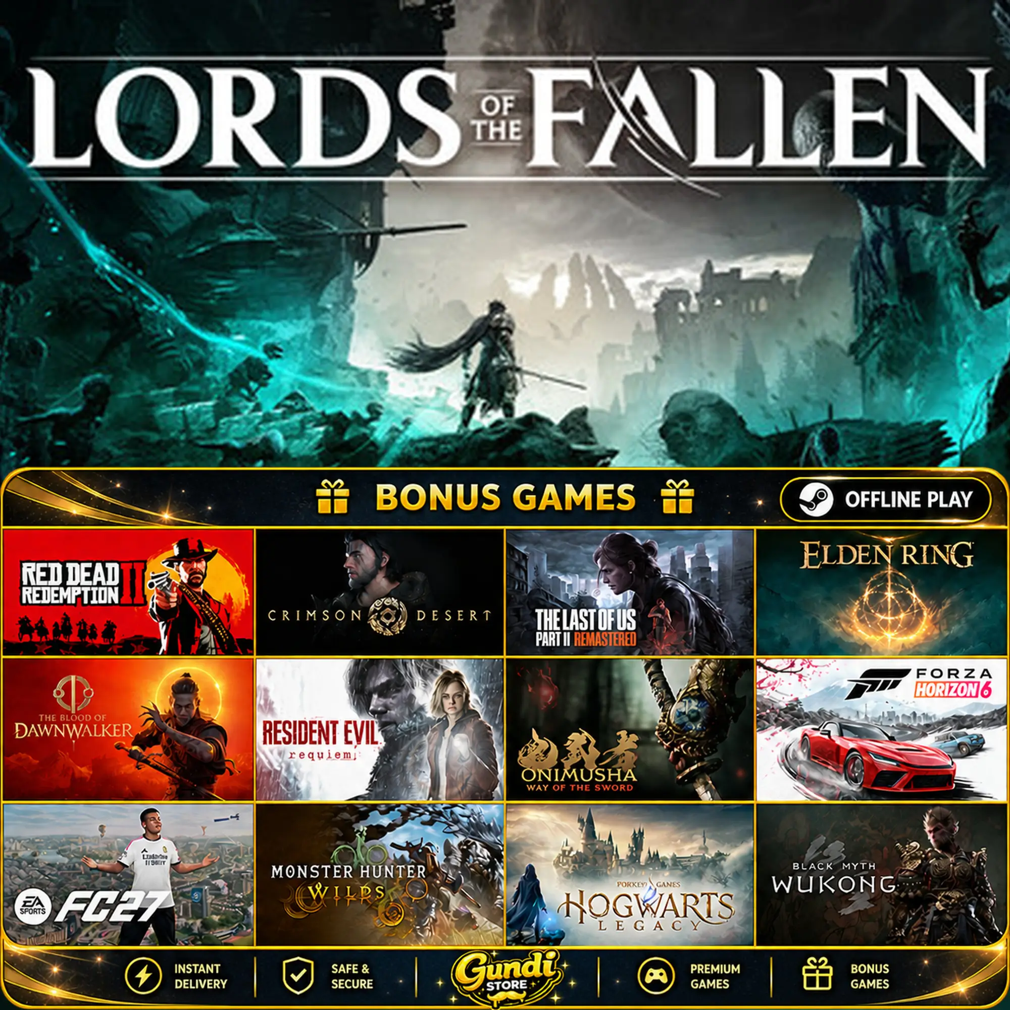 [AUTO CODE] - Lords of the Fallen + BONUS GAME