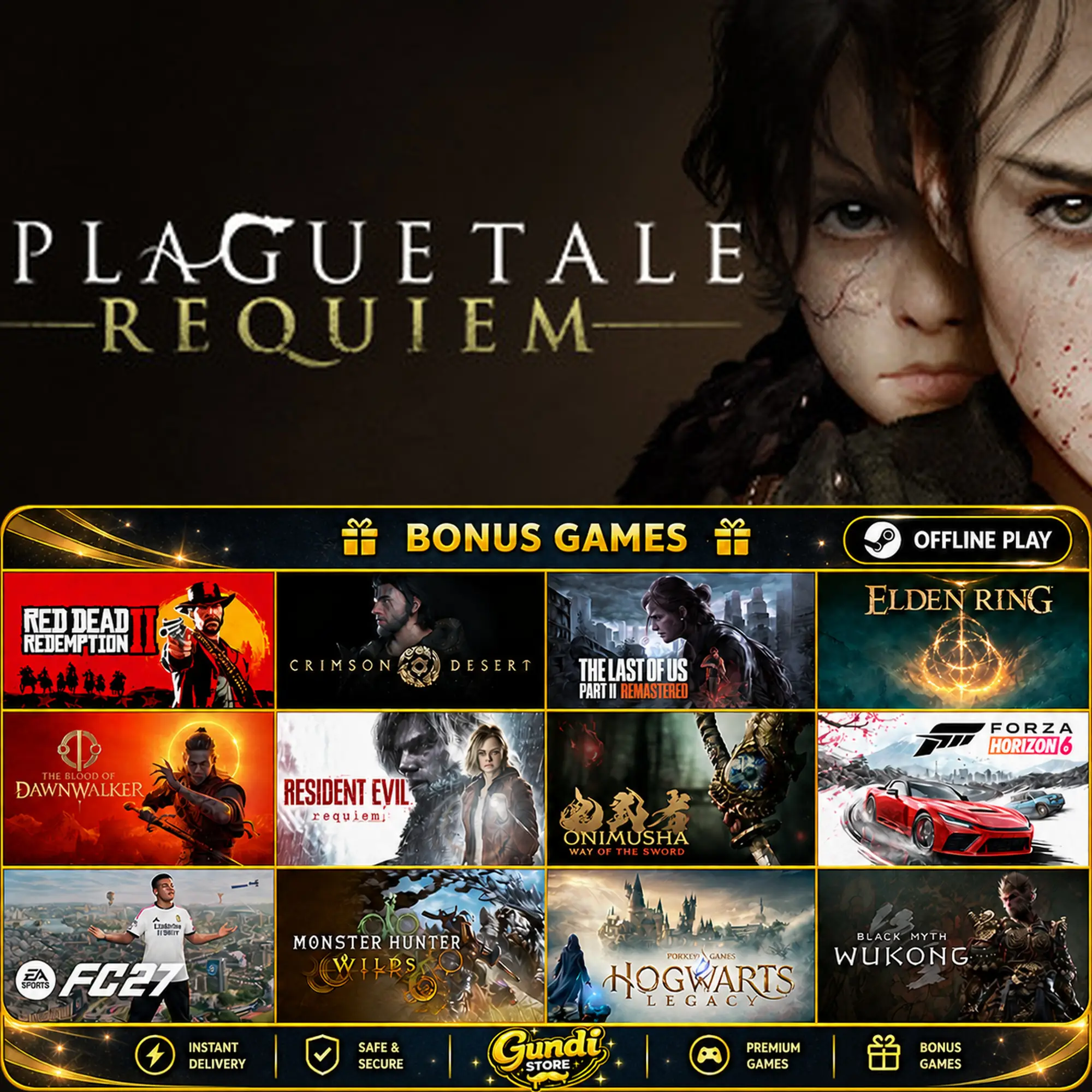 [AUTO CODE] - A Plague Tale_ Requiem + BONUS GAME