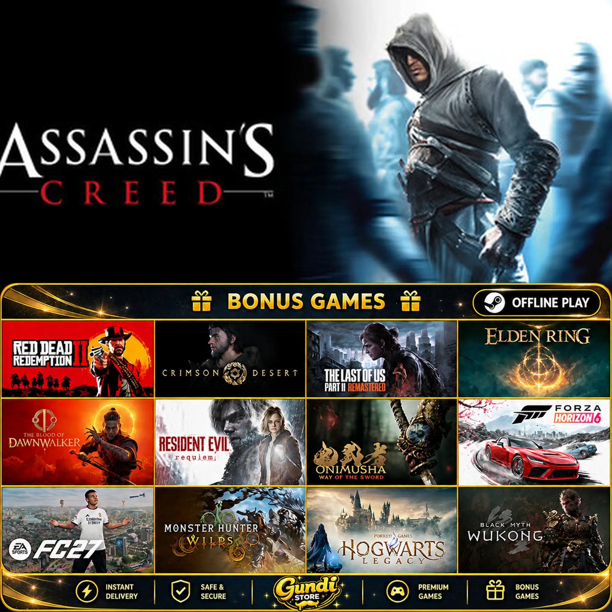 [AUTO CODE] - Assassin's Creed_ Director's Cut Edition + BONUS GAME