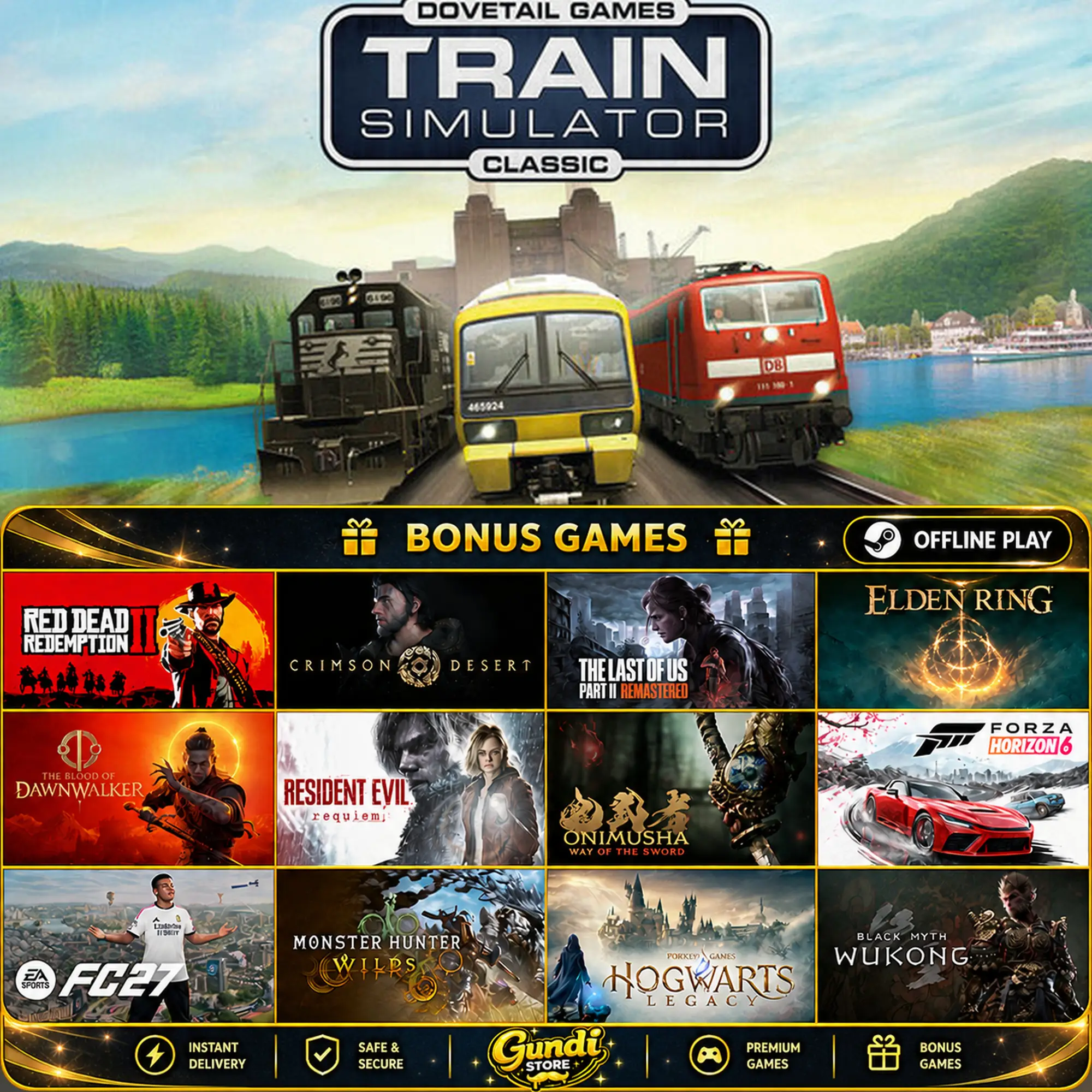 [AUTO CODE] - Train Simulator Classic + BONUS GAME