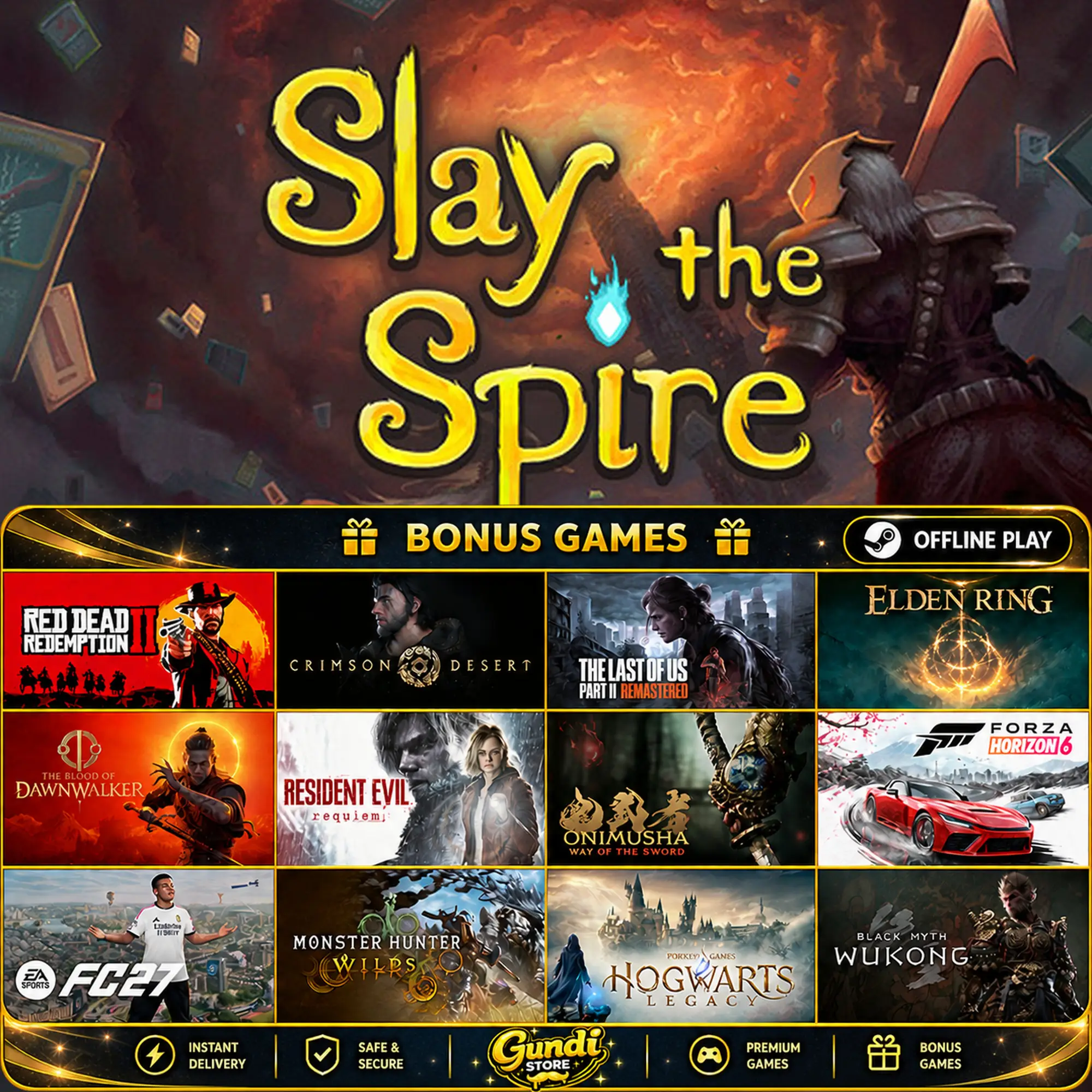 [AUTO CODE] - Slay the Spire + BONUS GAME