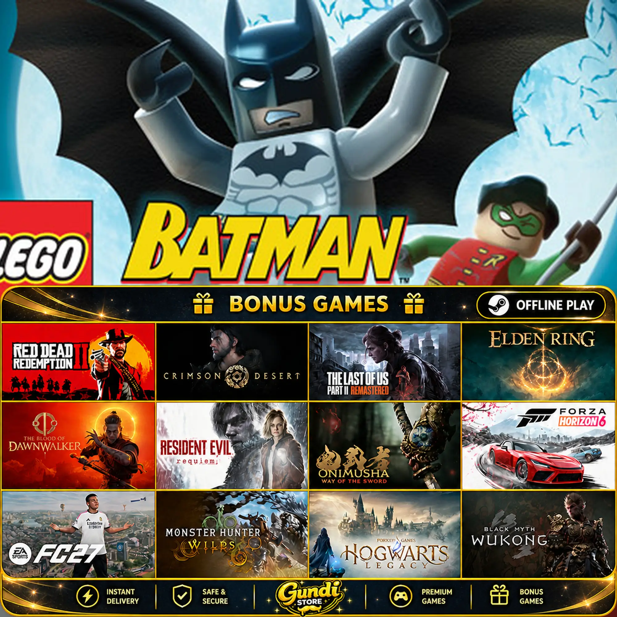 [AUTO CODE] - LEGO Batman_ The Videogame + BONUS GAME