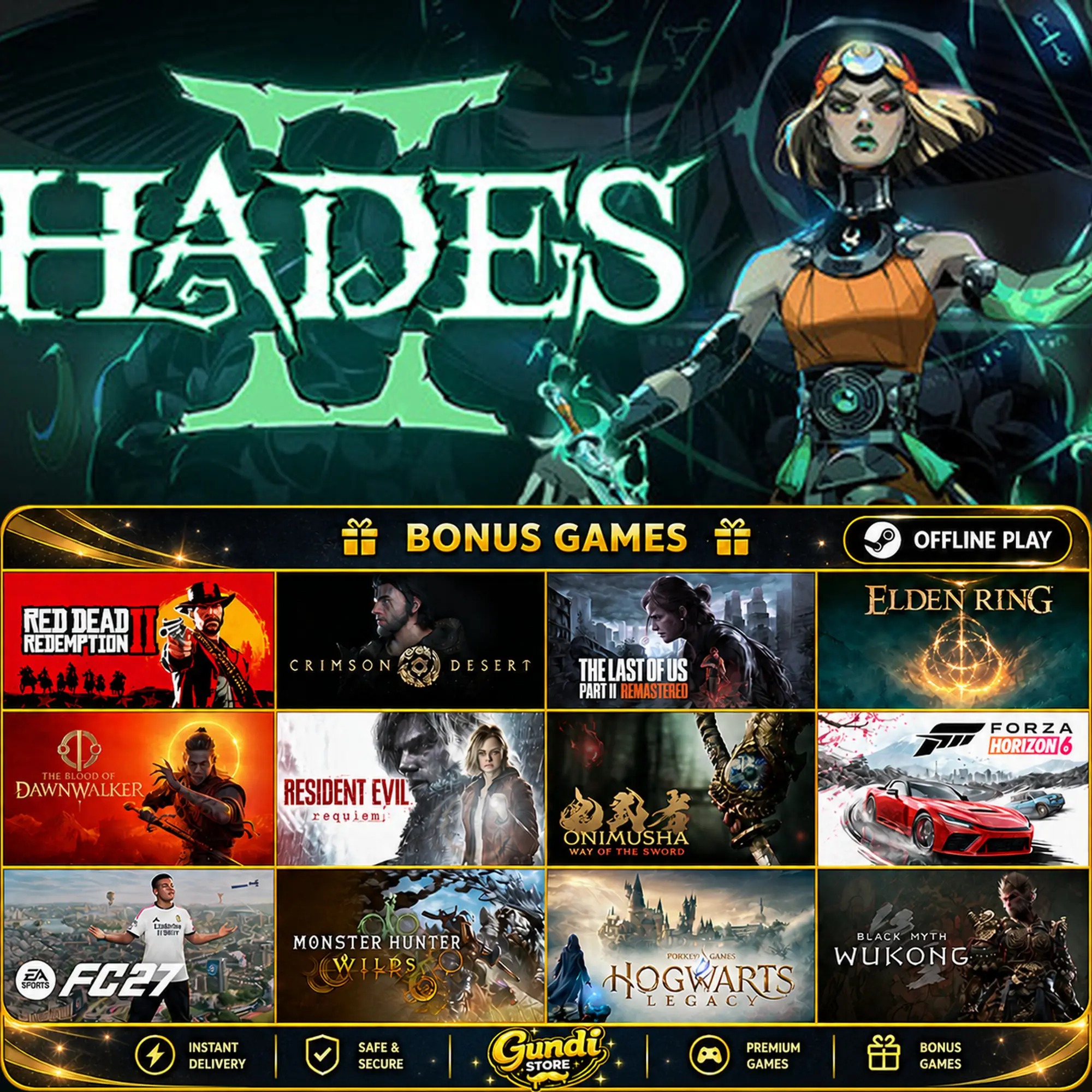 [AUTO CODE] - Hades II + BONUS GAME