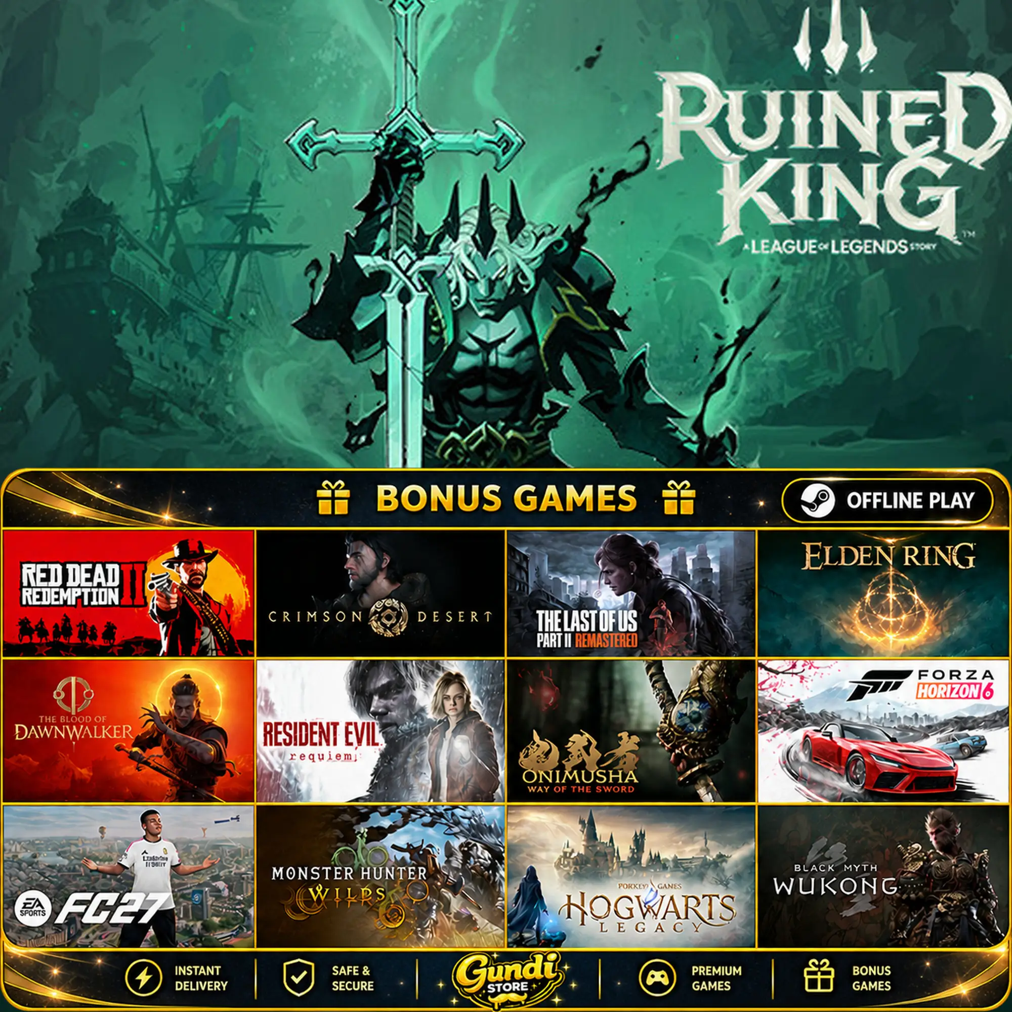 [AUTO CODE] - Ruined King_ A League of Legends Story™ + BONUS GAME